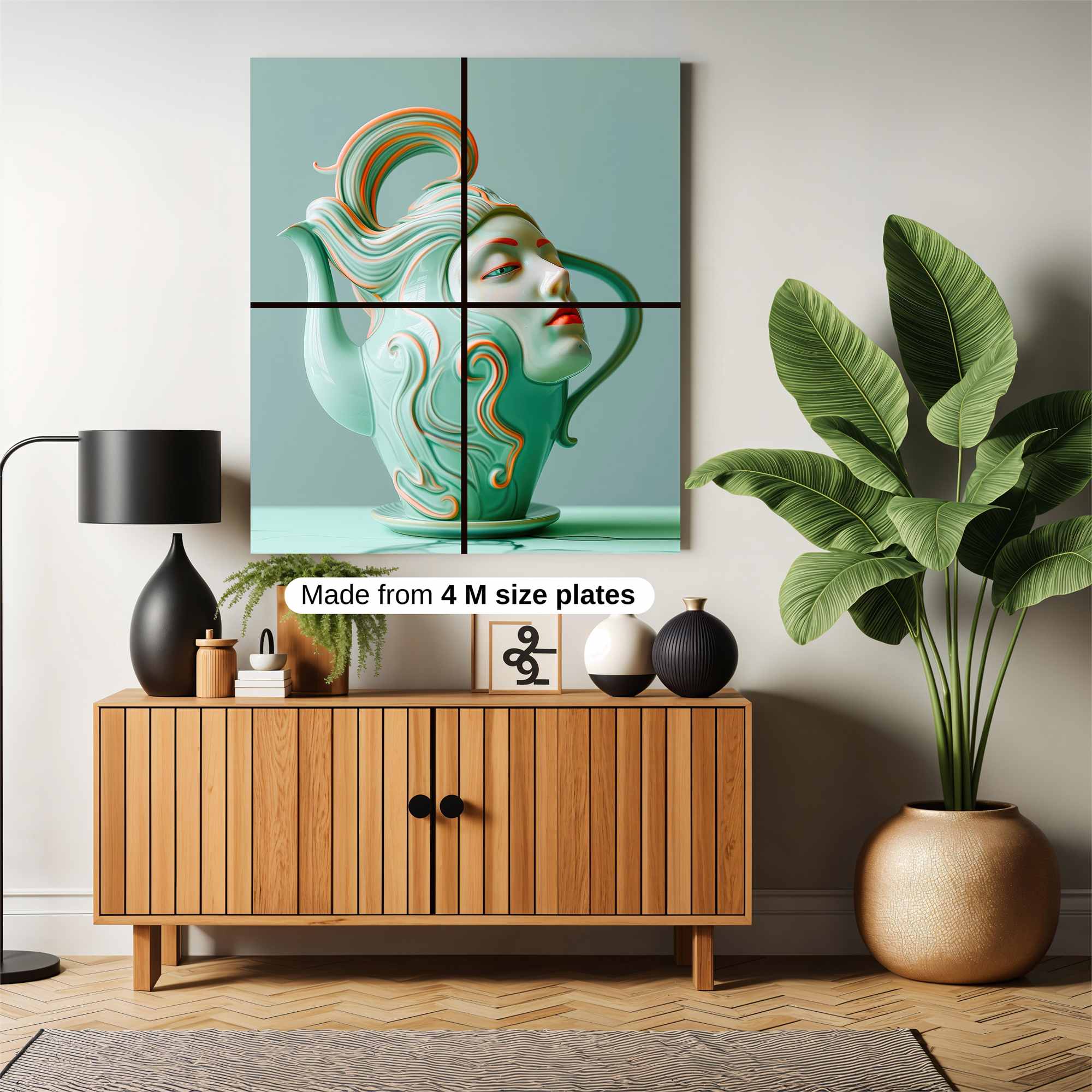 Teapot Enigma Safe Wall Magnetic / M