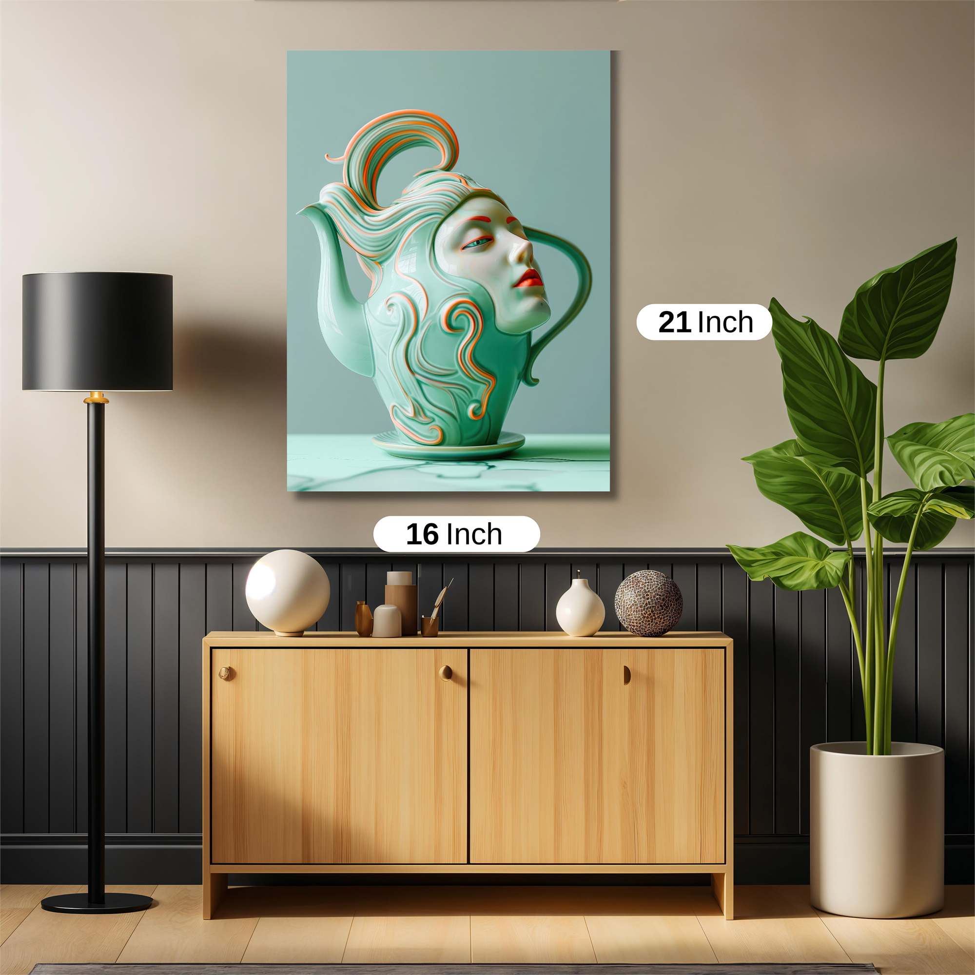 Teapot Enigma Safe Wall Magnetic / M