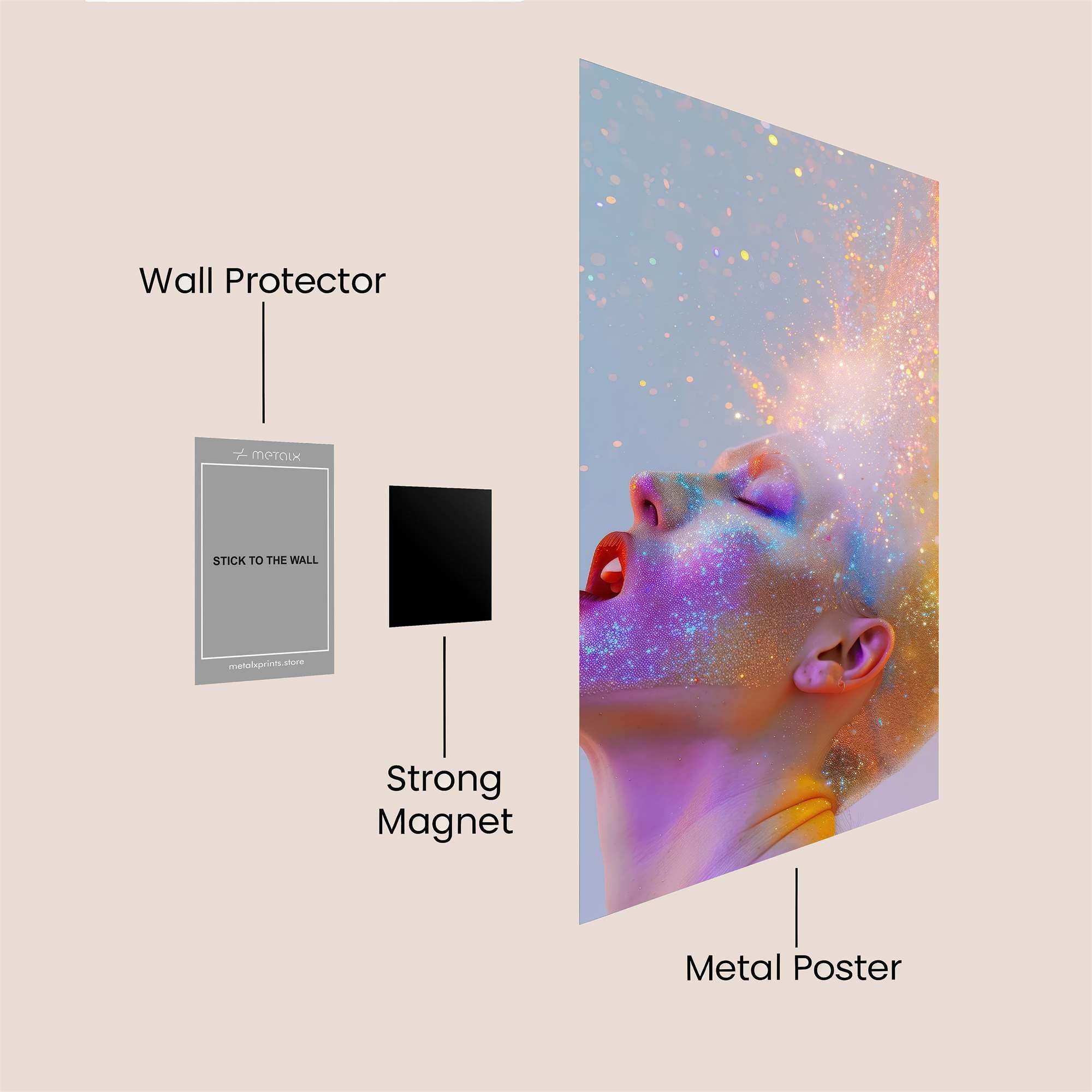 Glitter Euphoria Safe Wall Magnetic / M