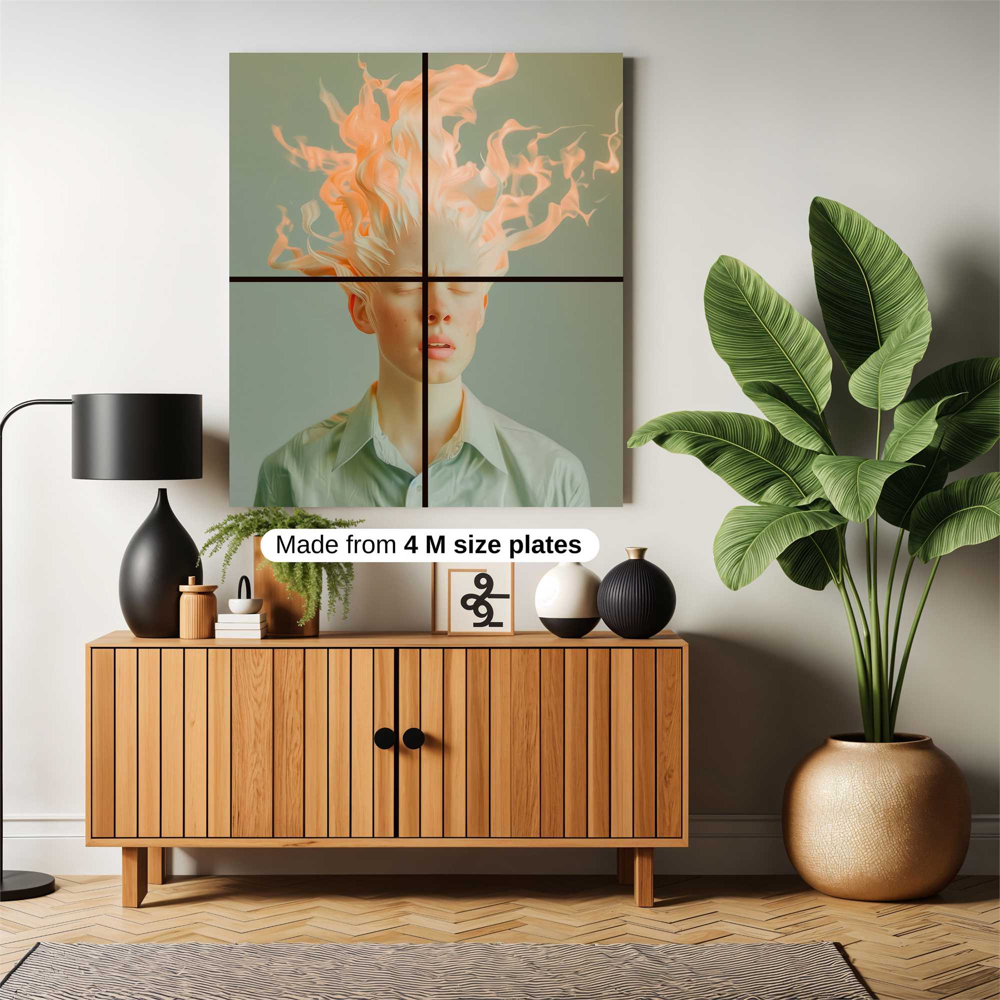 Flame Serenity Safe Wall Magnetic / M