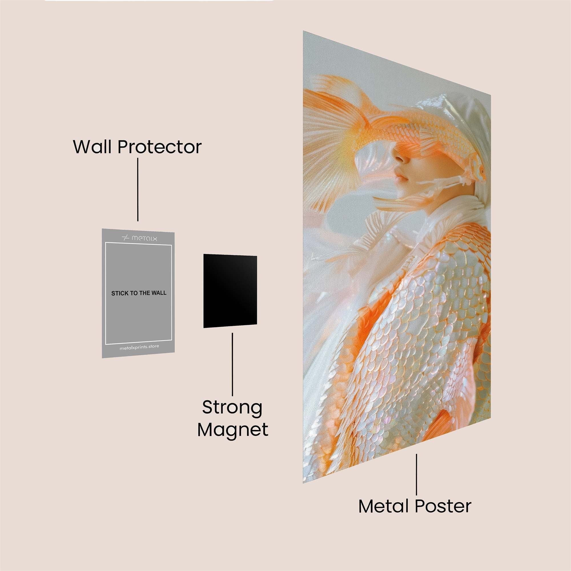 Koi Elegance Safe Wall Magnetic / M