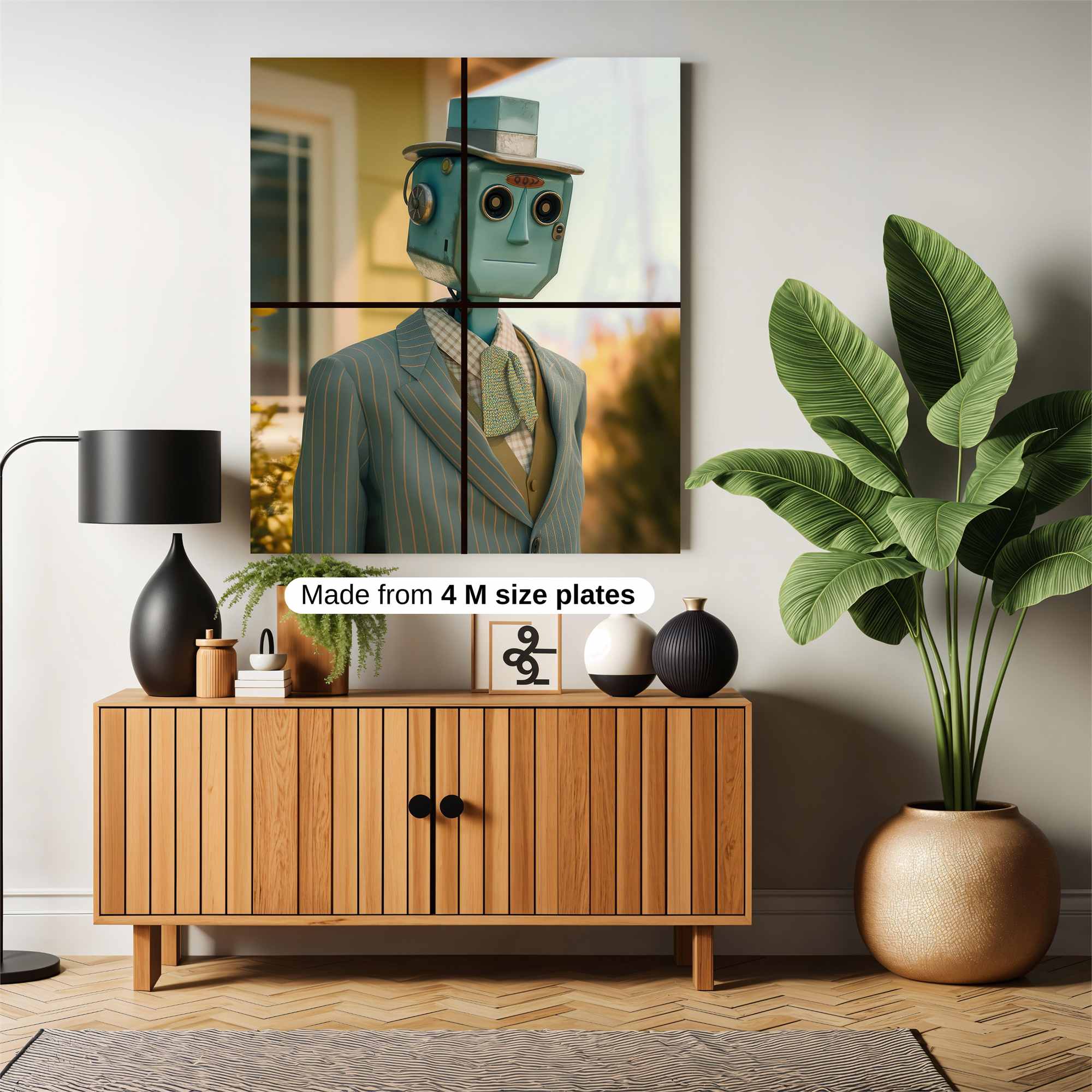 Robot Whimsy Safe Wall Magnetic / M