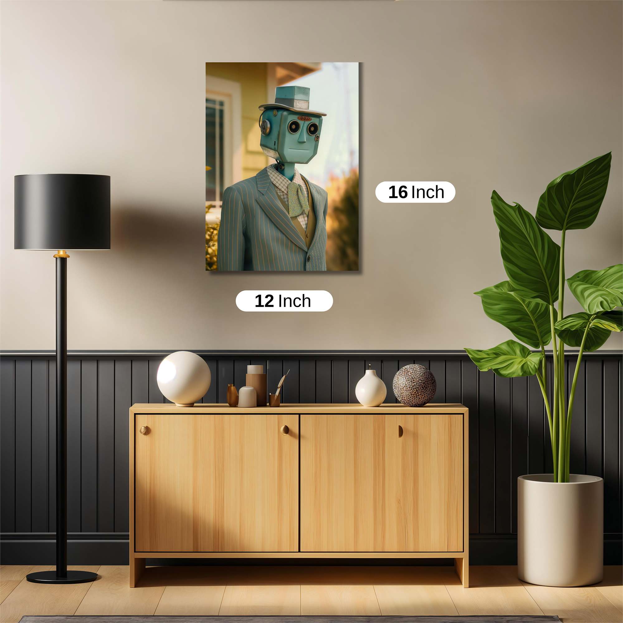 Robot Whimsy Safe Wall Magnetic / M