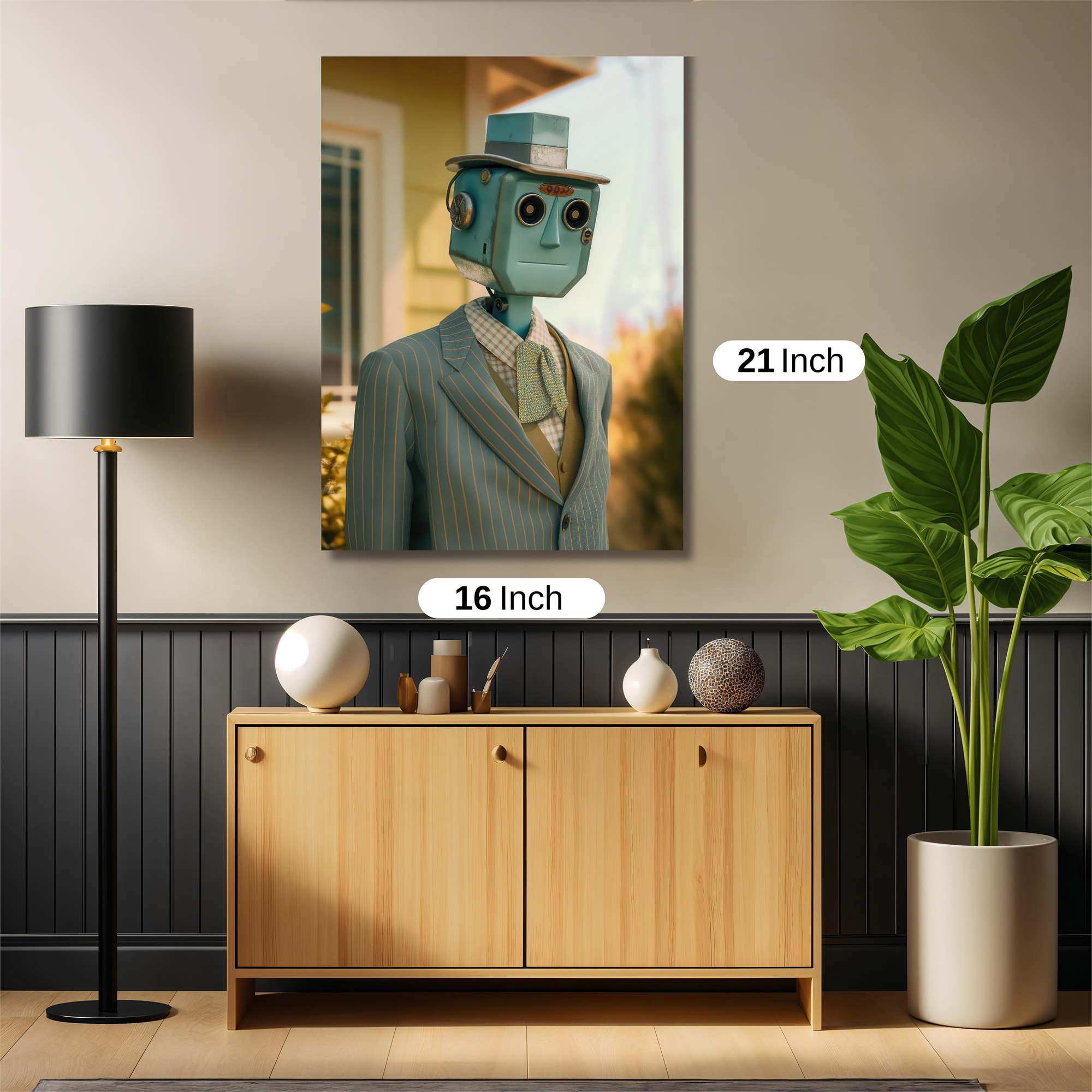 Robot Whimsy Safe Wall Magnetic / M