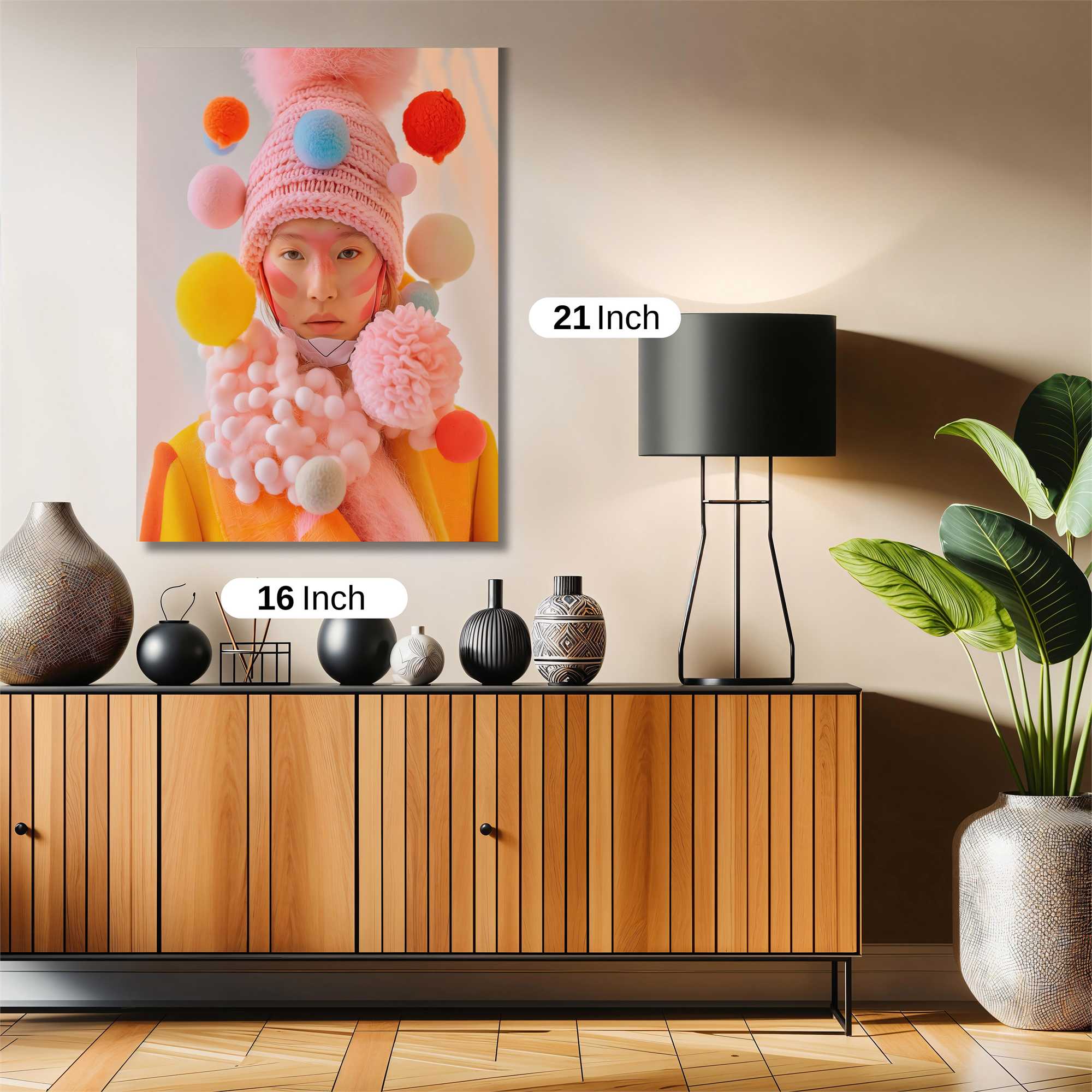 Pom-Pom Whimsy Safe Wall Magnetic / M