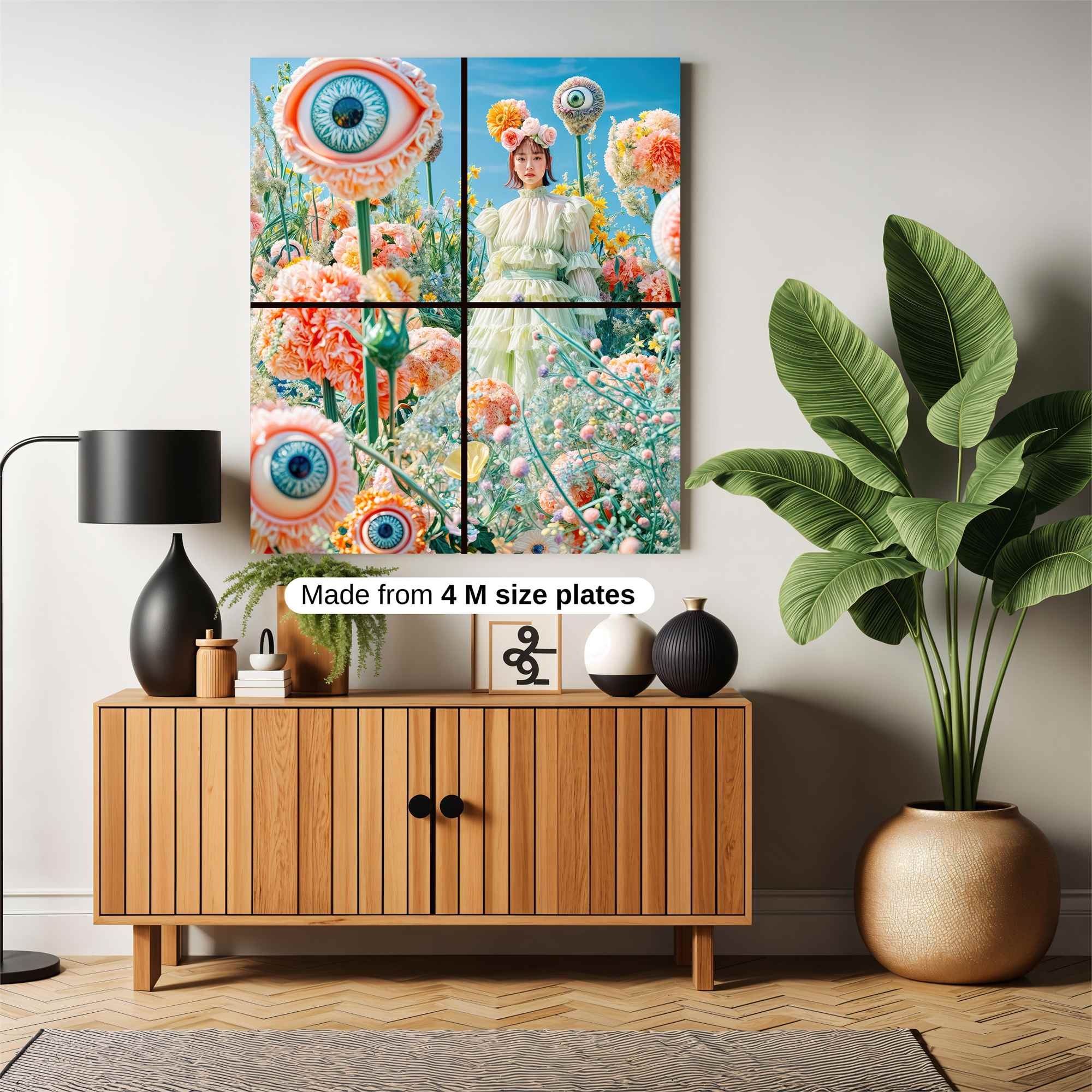 Surreal Bloom Safe Wall Magnetic / M