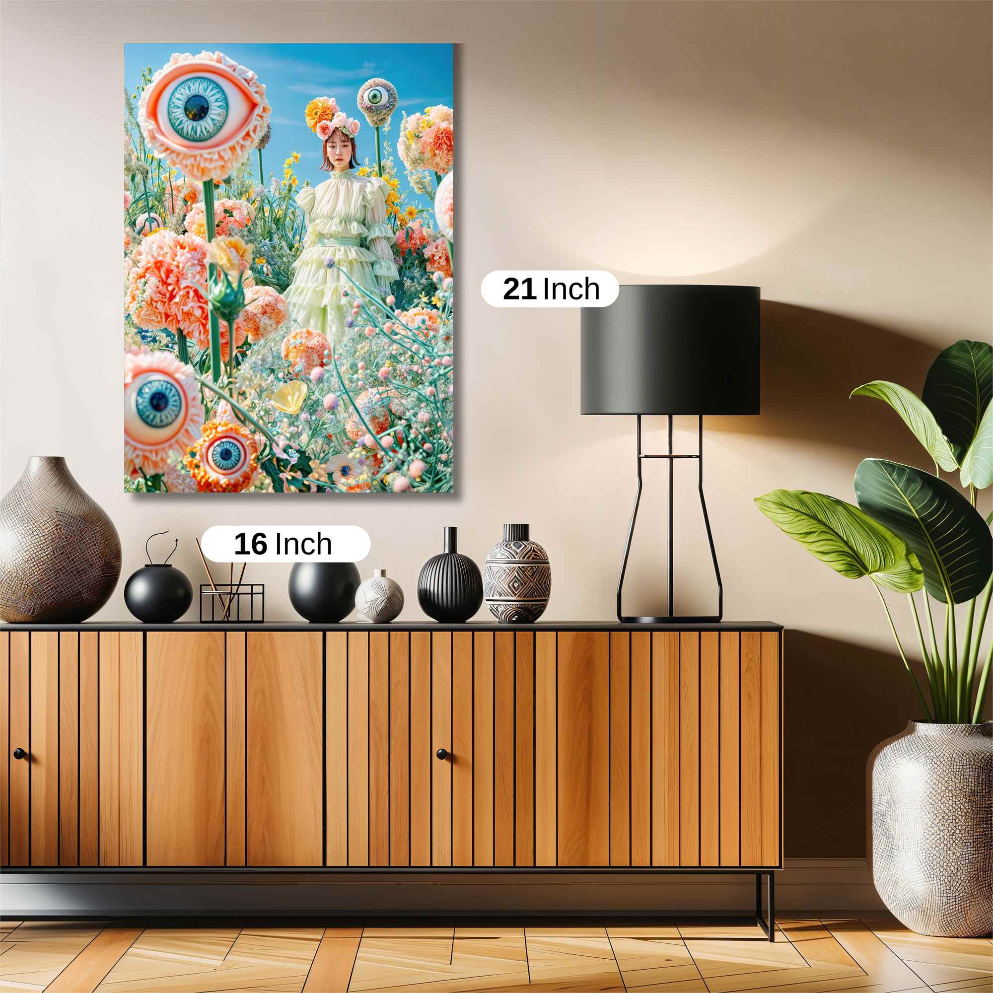 Surreal Bloom Safe Wall Magnetic / M