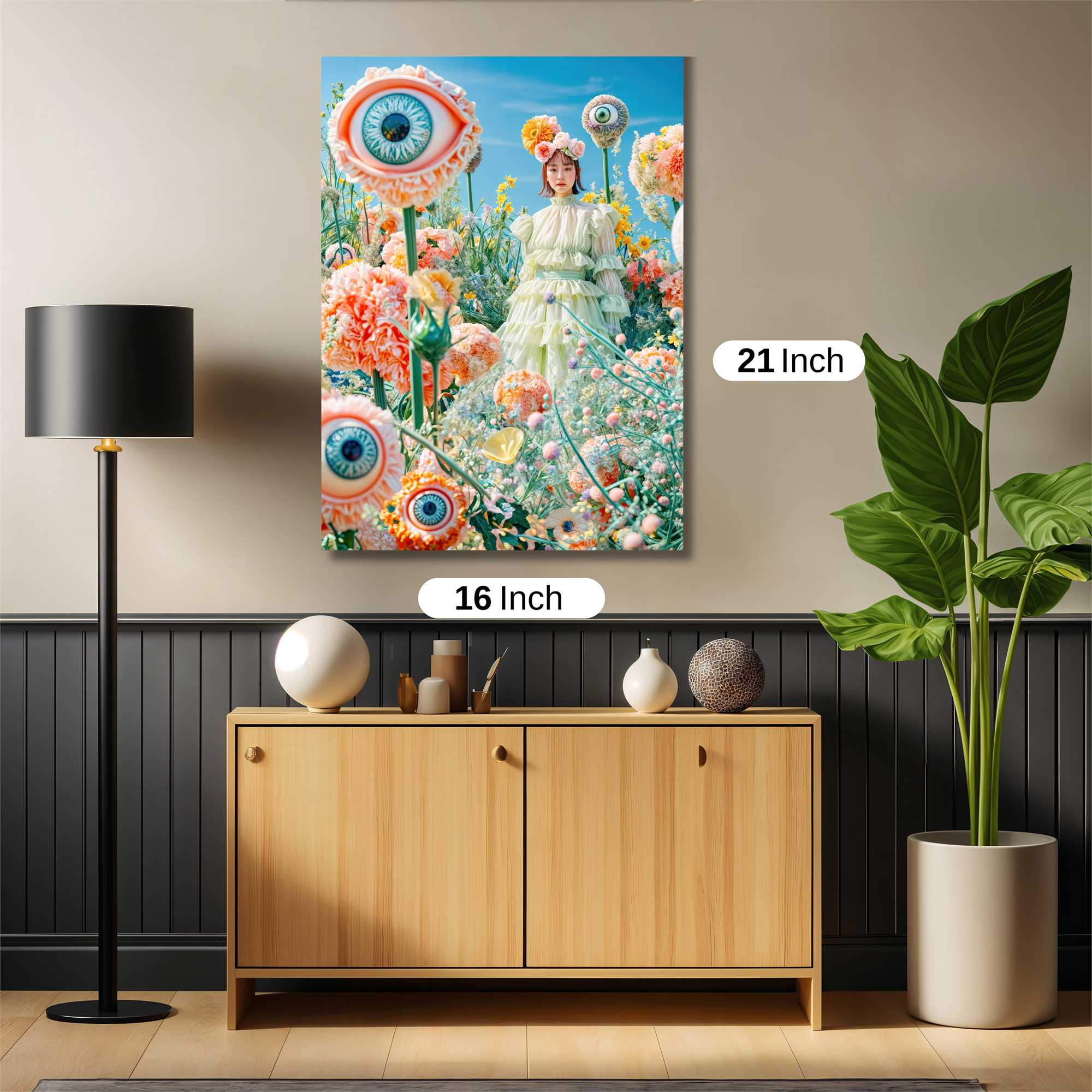 Surreal Bloom Safe Wall Magnetic / M