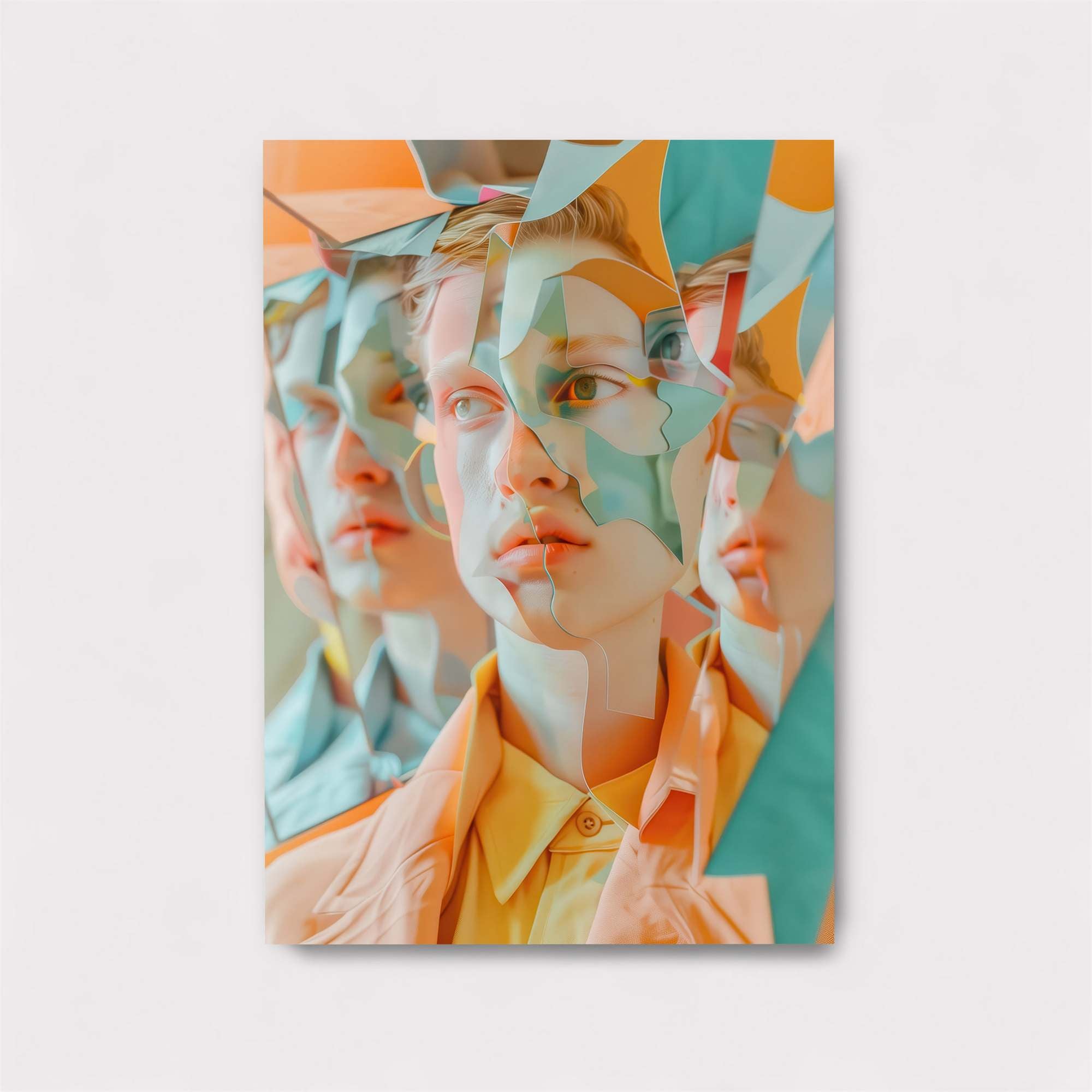 Cubist Whimsy Safe Wall Magnetic / M