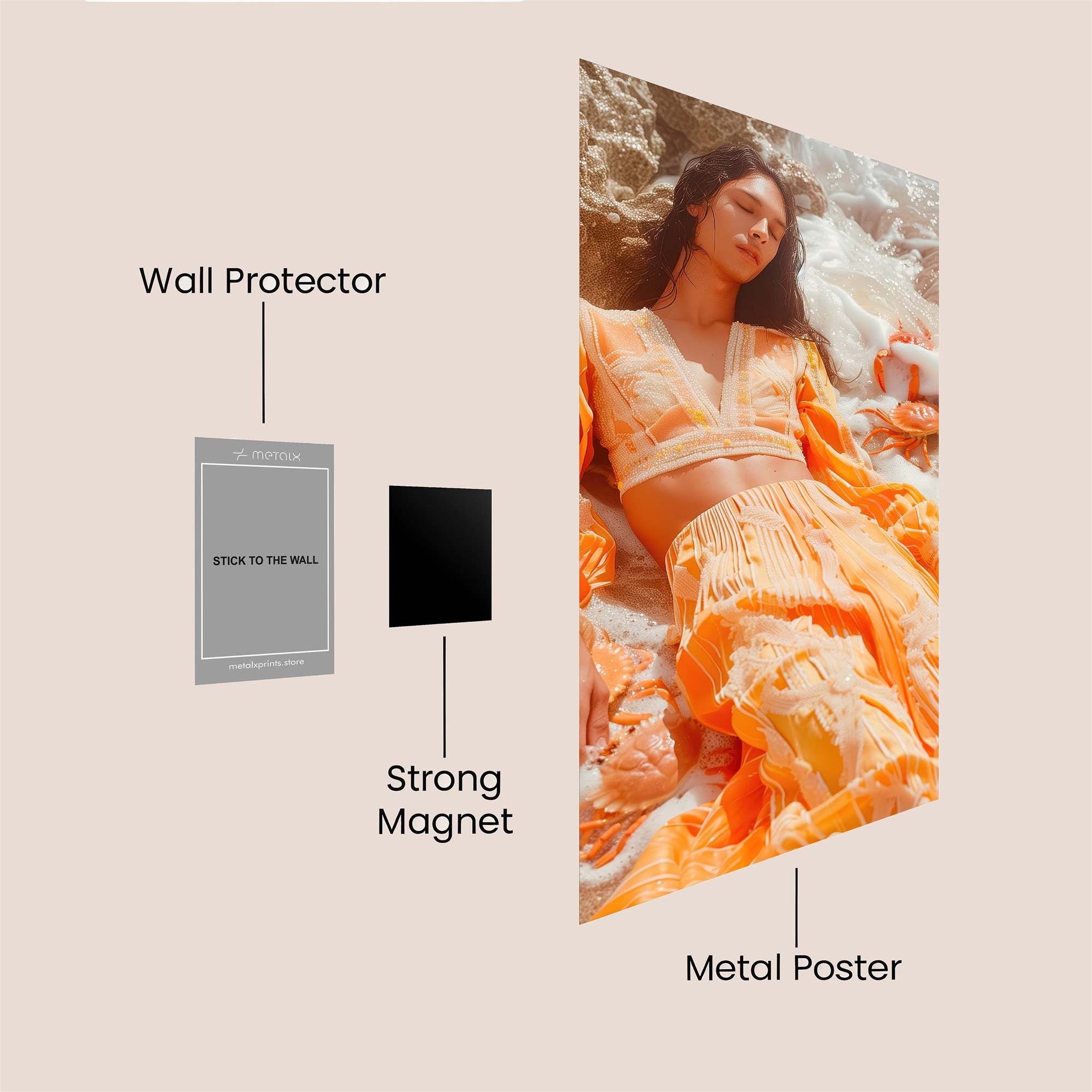 Sunset Serenity Safe Wall Magnetic / M