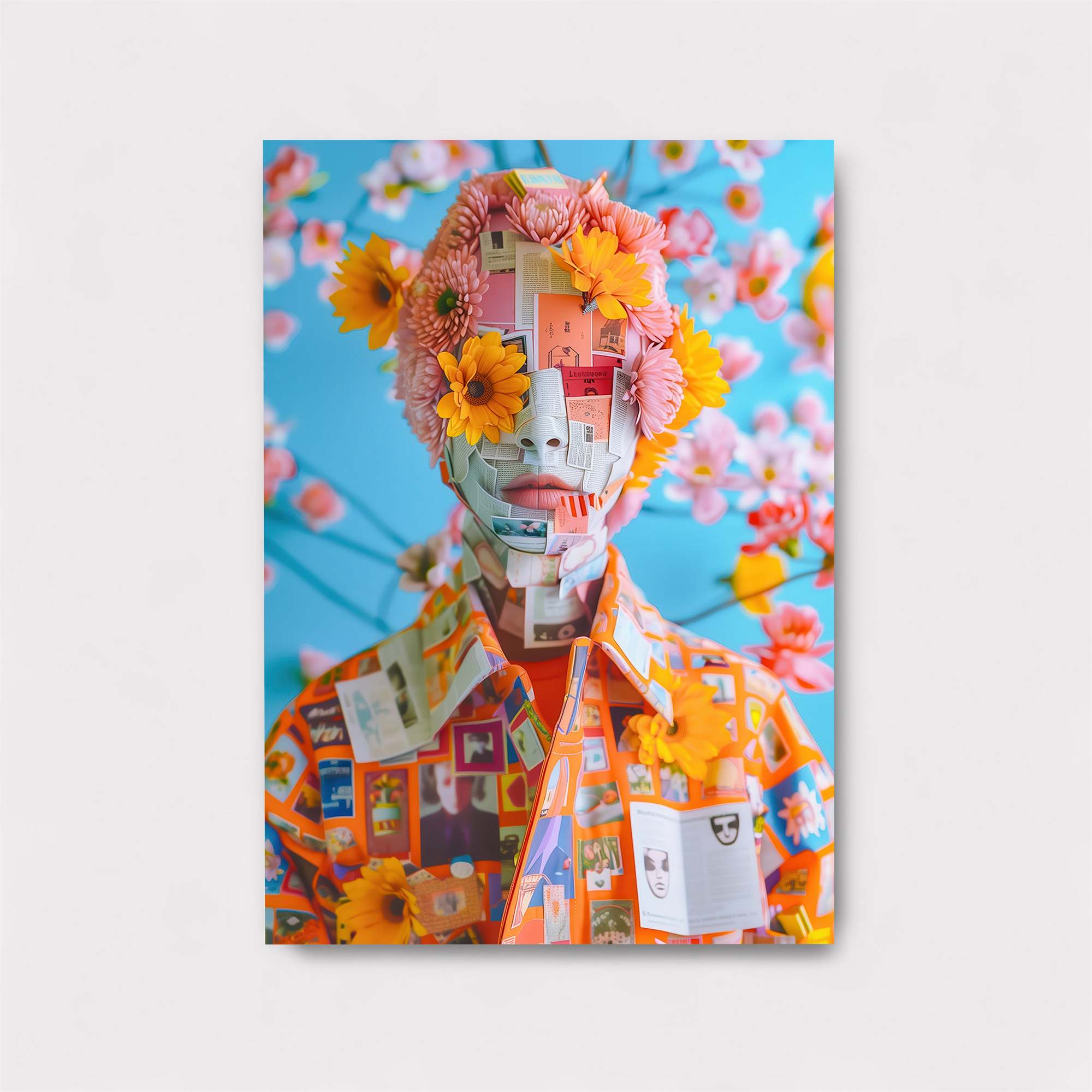 Floral Whimsy Safe Wall Magnetic / M