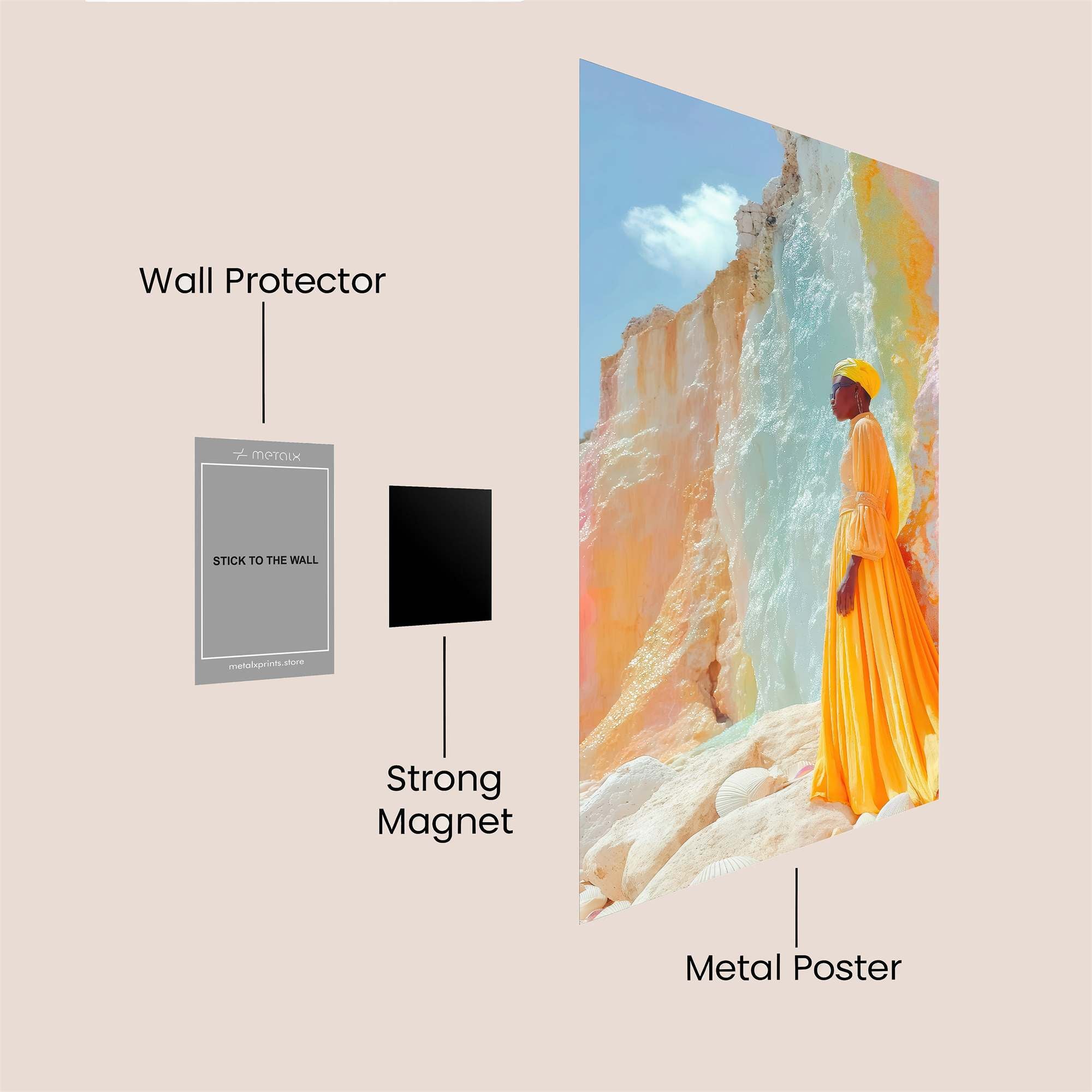 Chromatic Serenity Safe Wall Magnetic / M