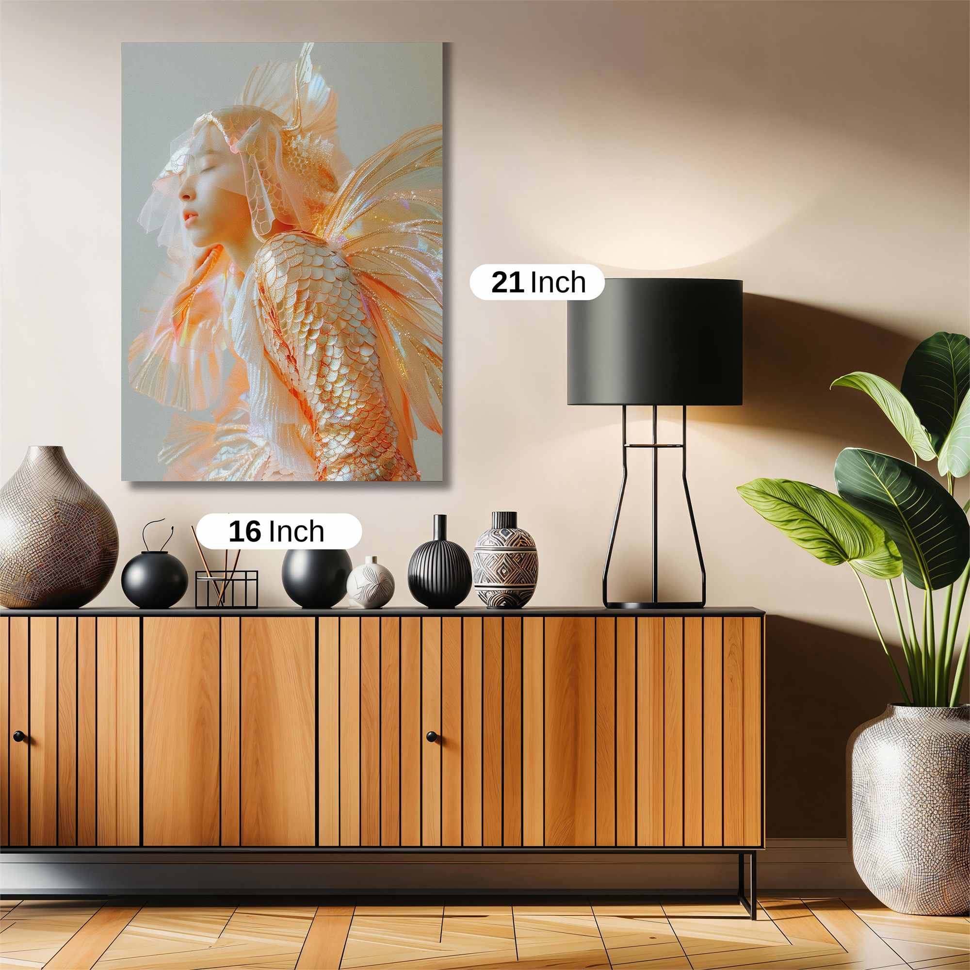 Mermaid Serenity Safe Wall Magnetic / M