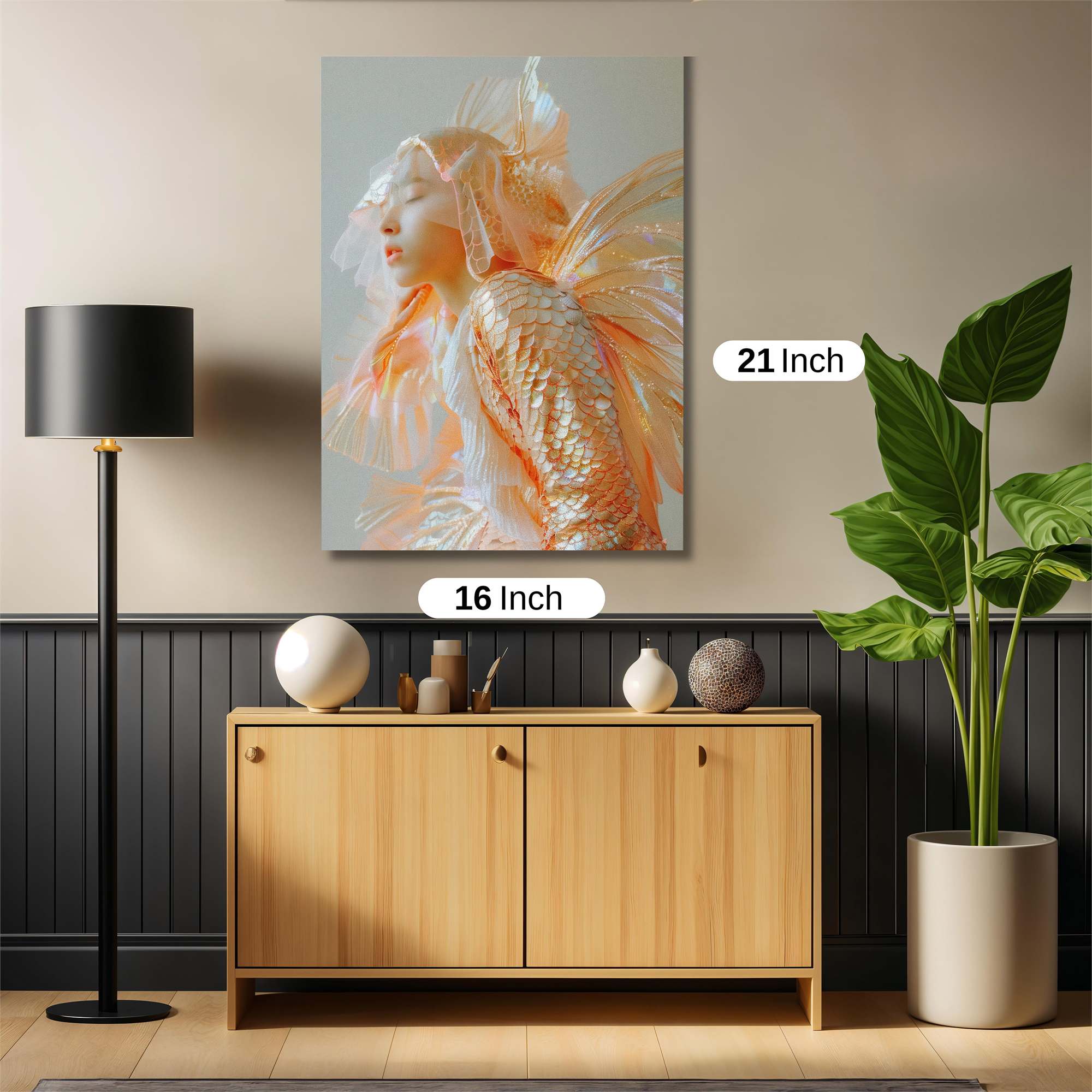Mermaid Serenity Safe Wall Magnetic / M