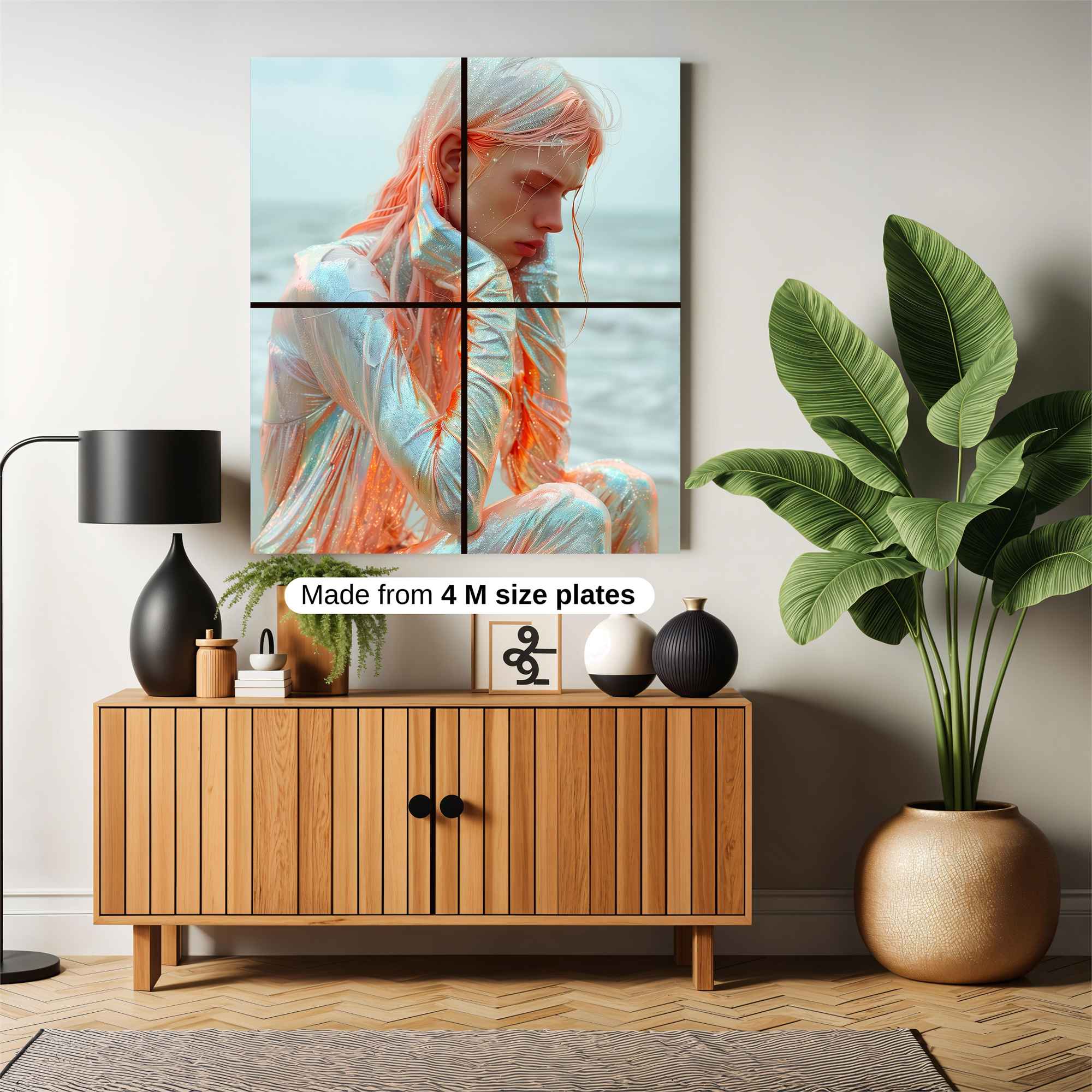 Mermaid Melancholy Safe Wall Magnetic / M