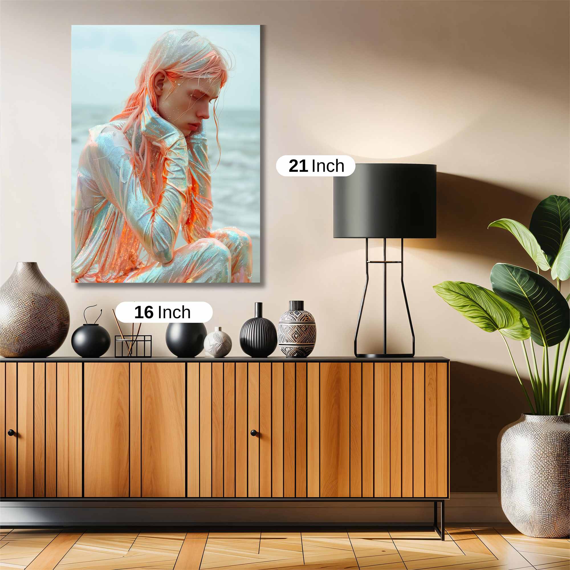 Mermaid Melancholy Safe Wall Magnetic / M