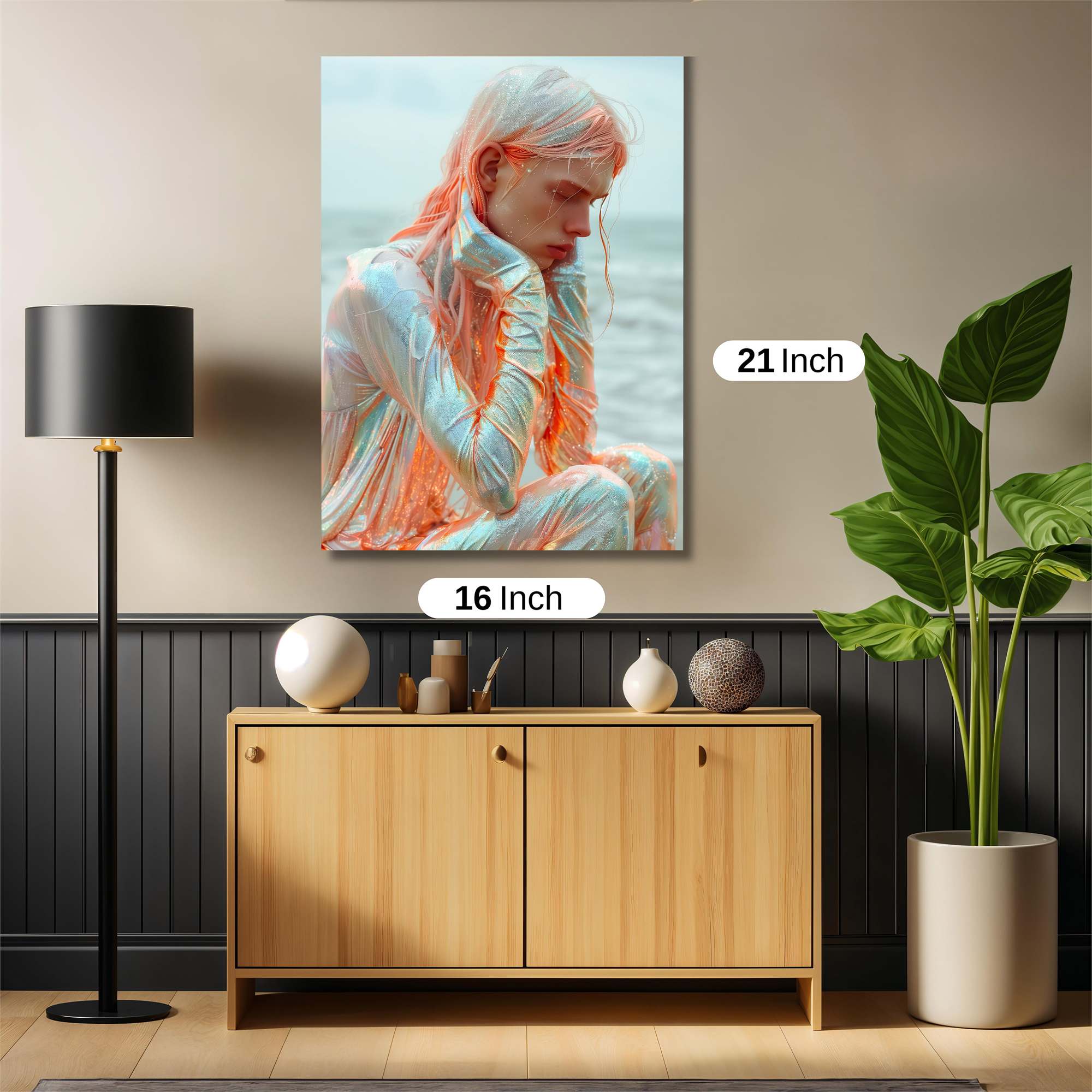 Mermaid Melancholy Safe Wall Magnetic / M