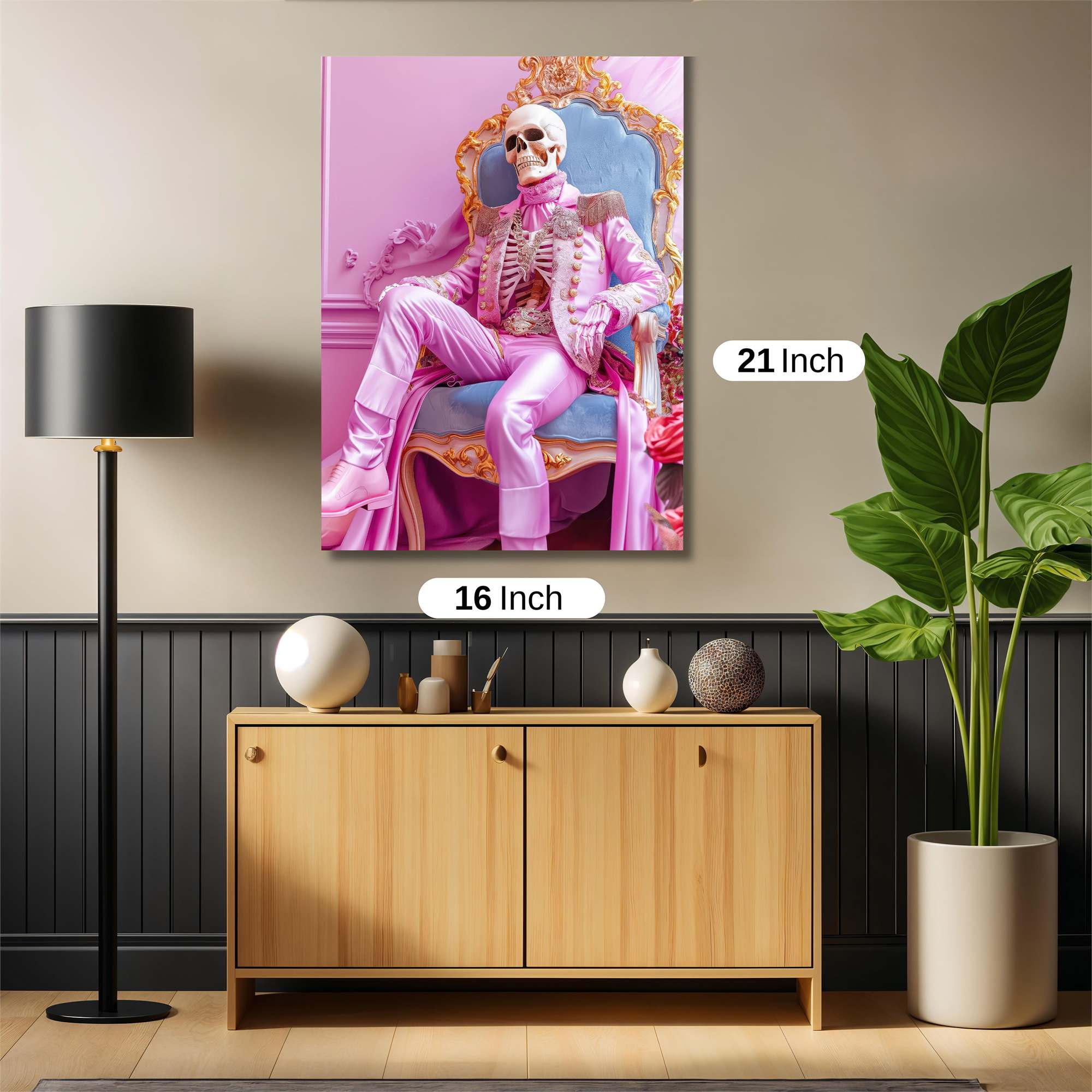 Skeleton Royalty Safe Wall Magnetic / M