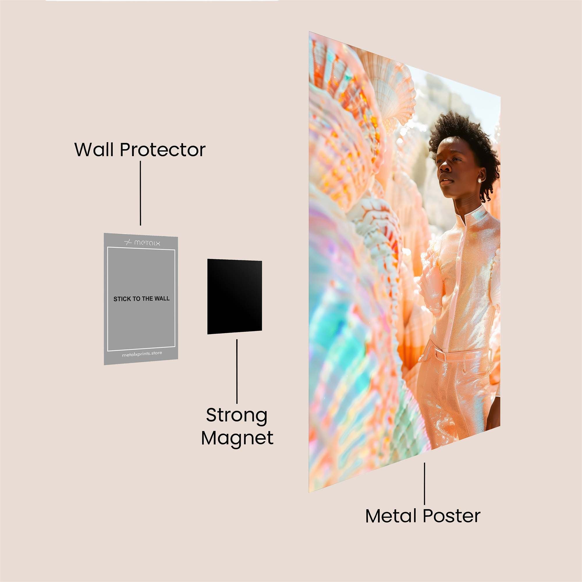 Shell Serenity Safe Wall Magnetic / M
