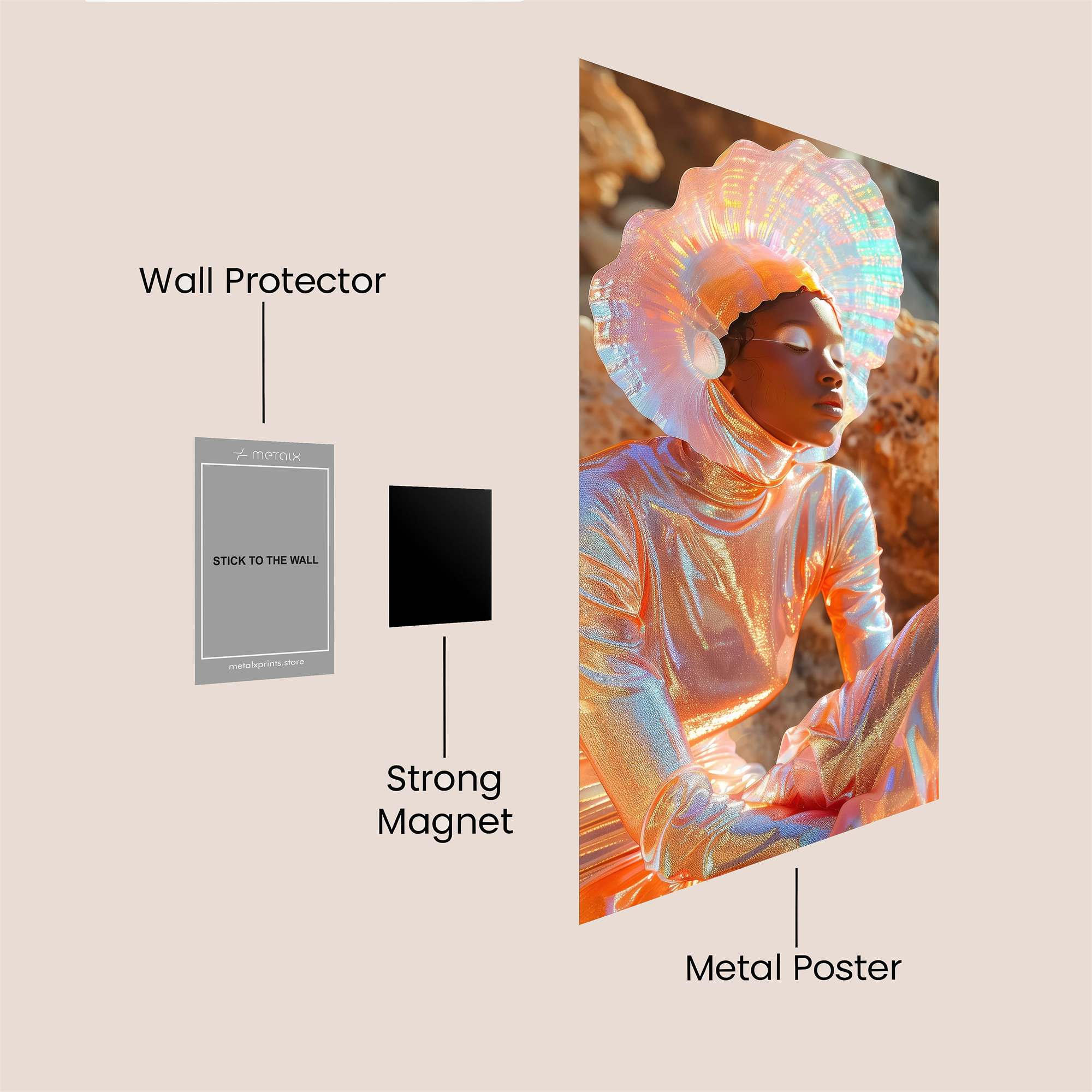 Shell Serenity Safe Wall Magnetic / M