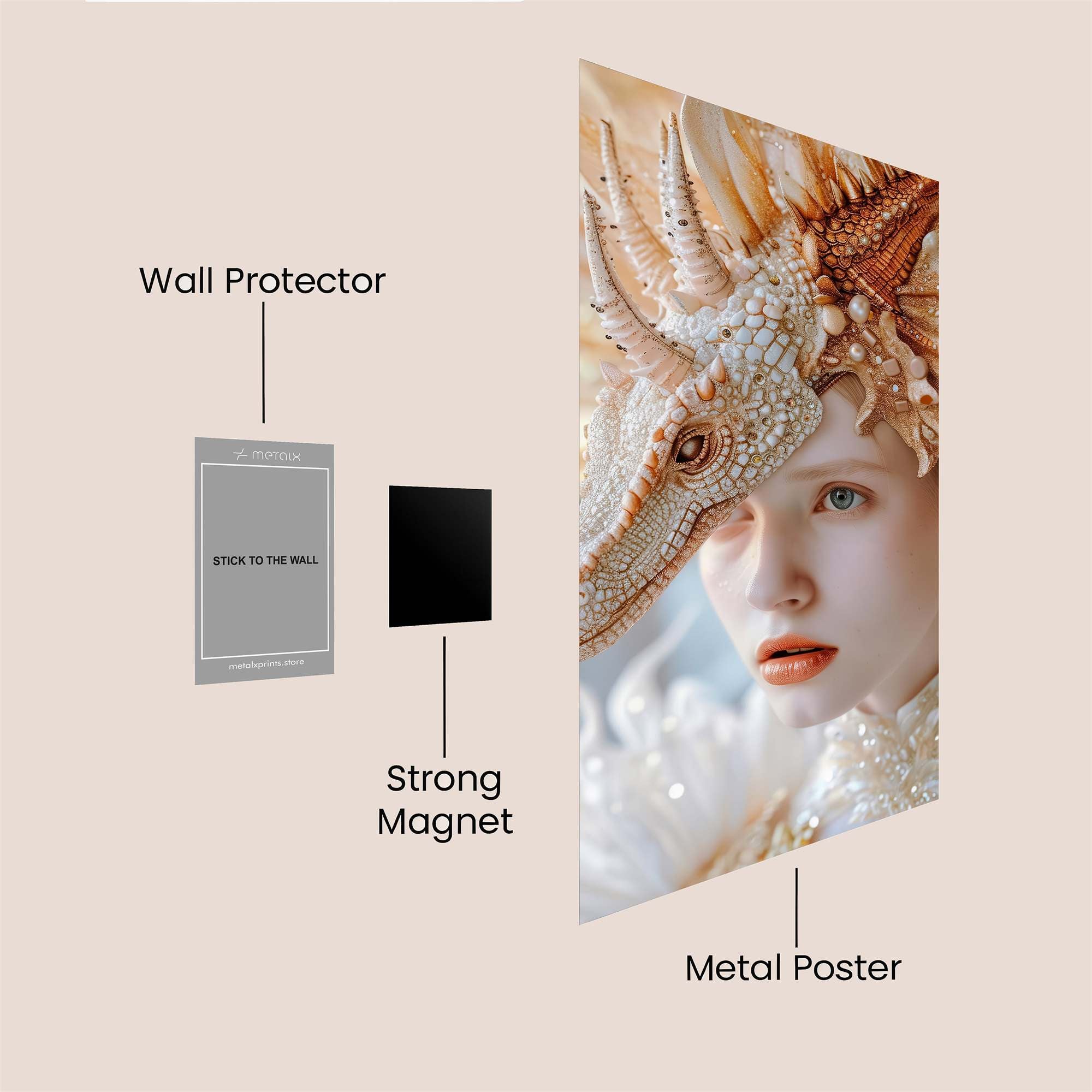 Dragon Majesty Safe Wall Magnetic / M