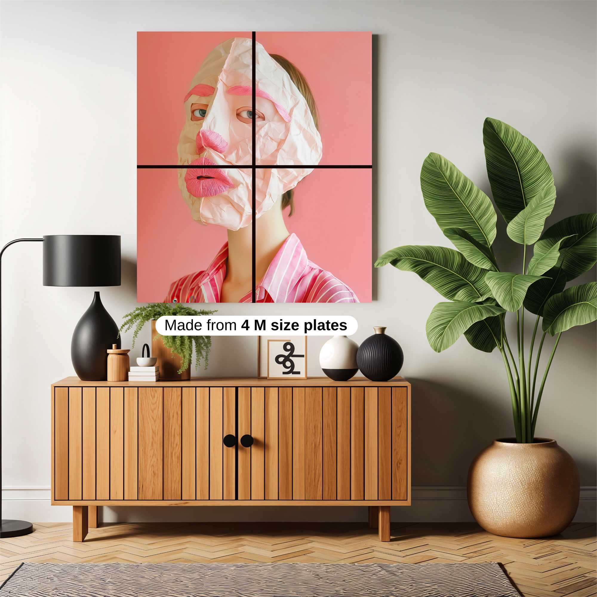 Masked Whimsy Safe Wall Magnetic / M