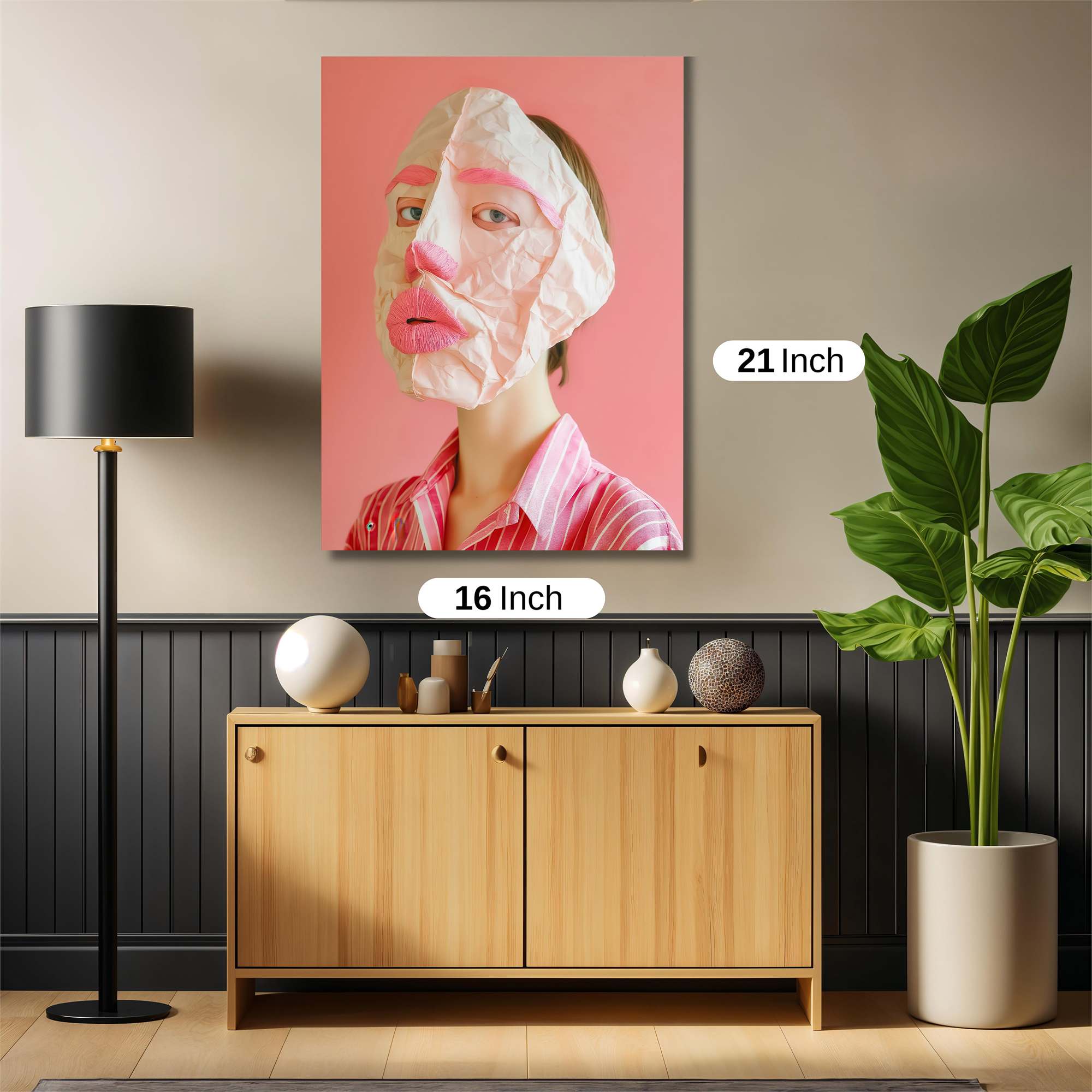 Masked Whimsy Safe Wall Magnetic / M