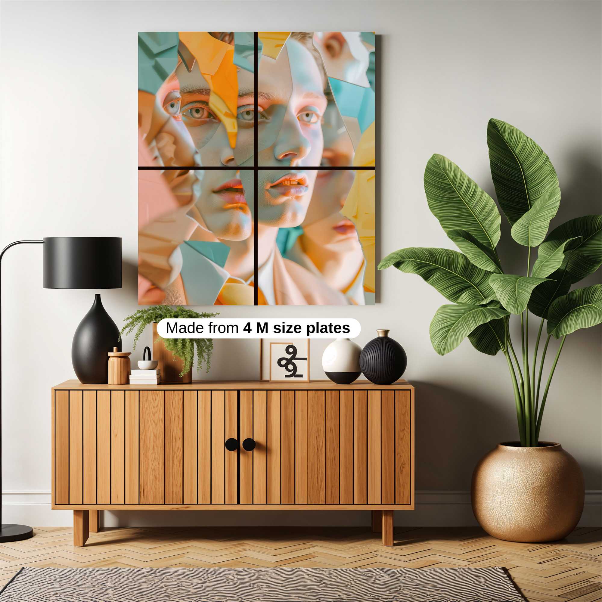 Fragmented Serenity Safe Wall Magnetic / M