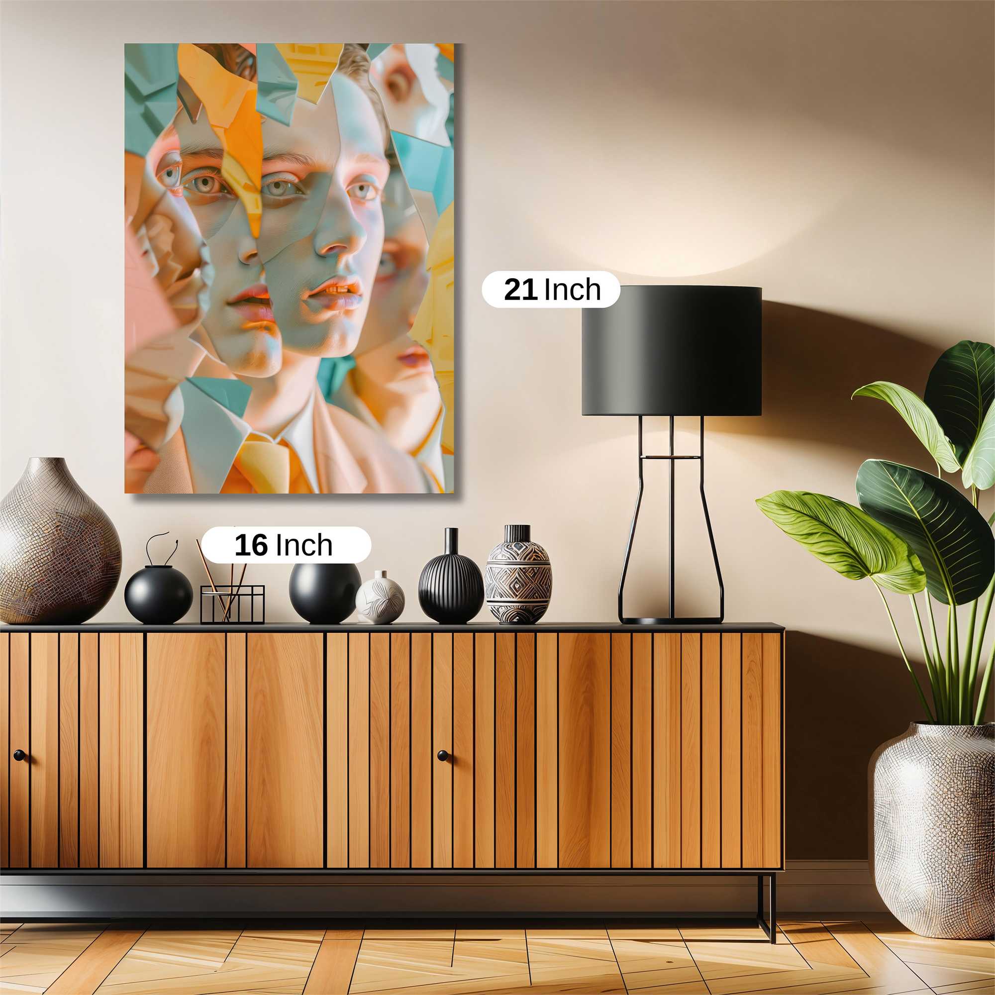 Fragmented Serenity Safe Wall Magnetic / M