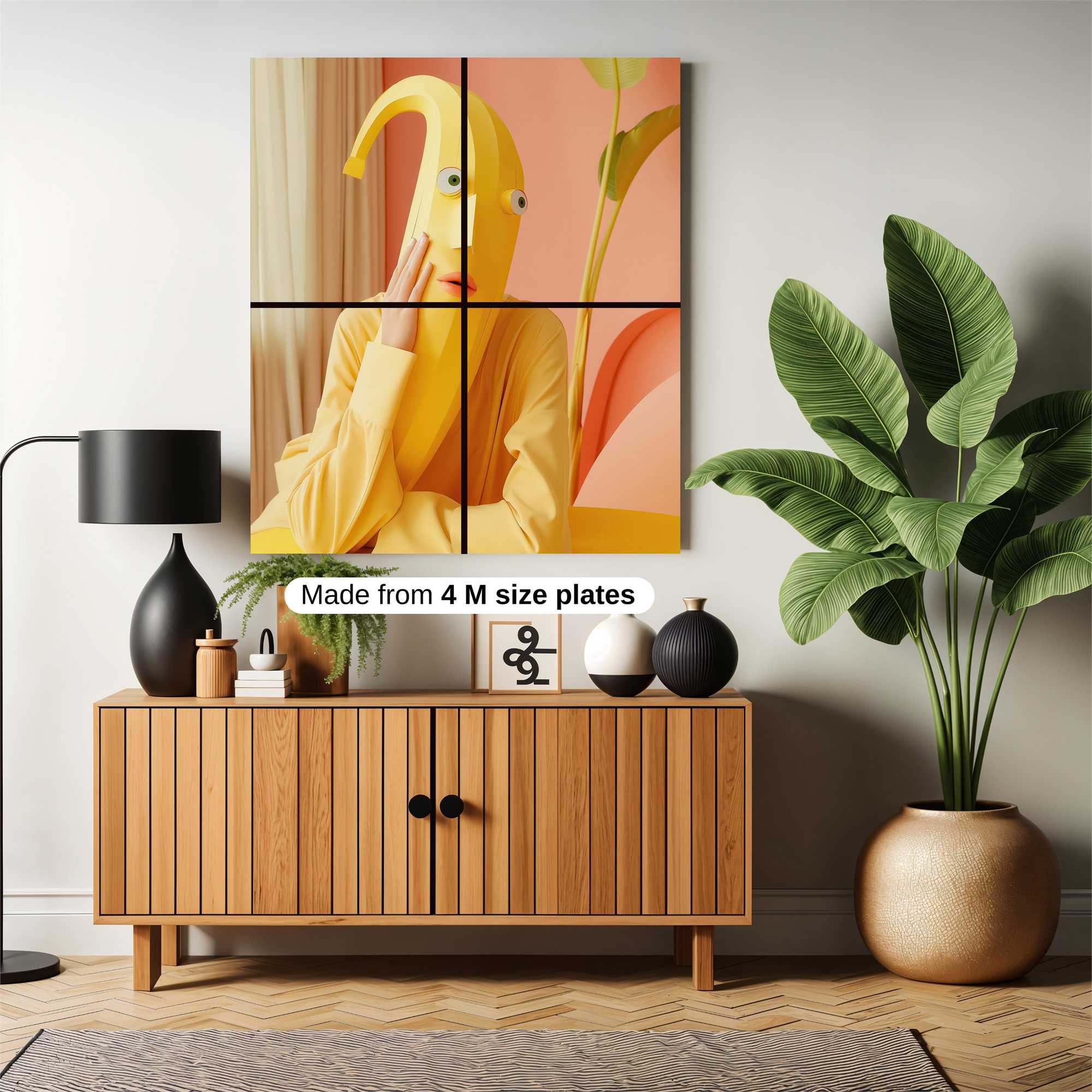 Banana Whimsy Safe Wall Magnetic / M