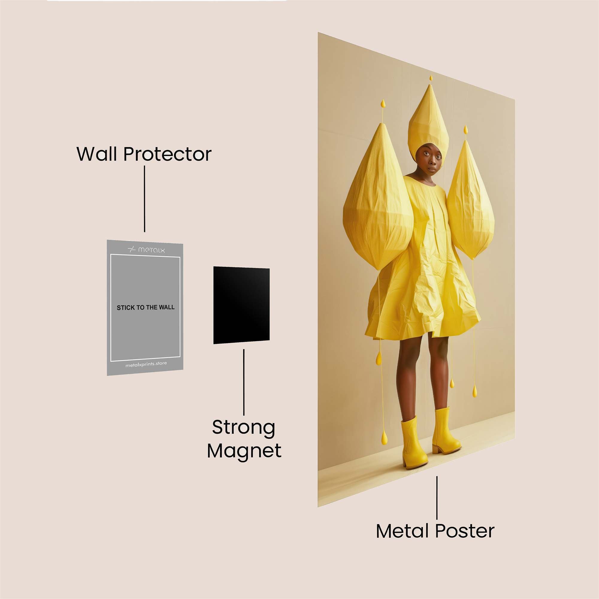 Droplet Delight Safe Wall Magnetic / M