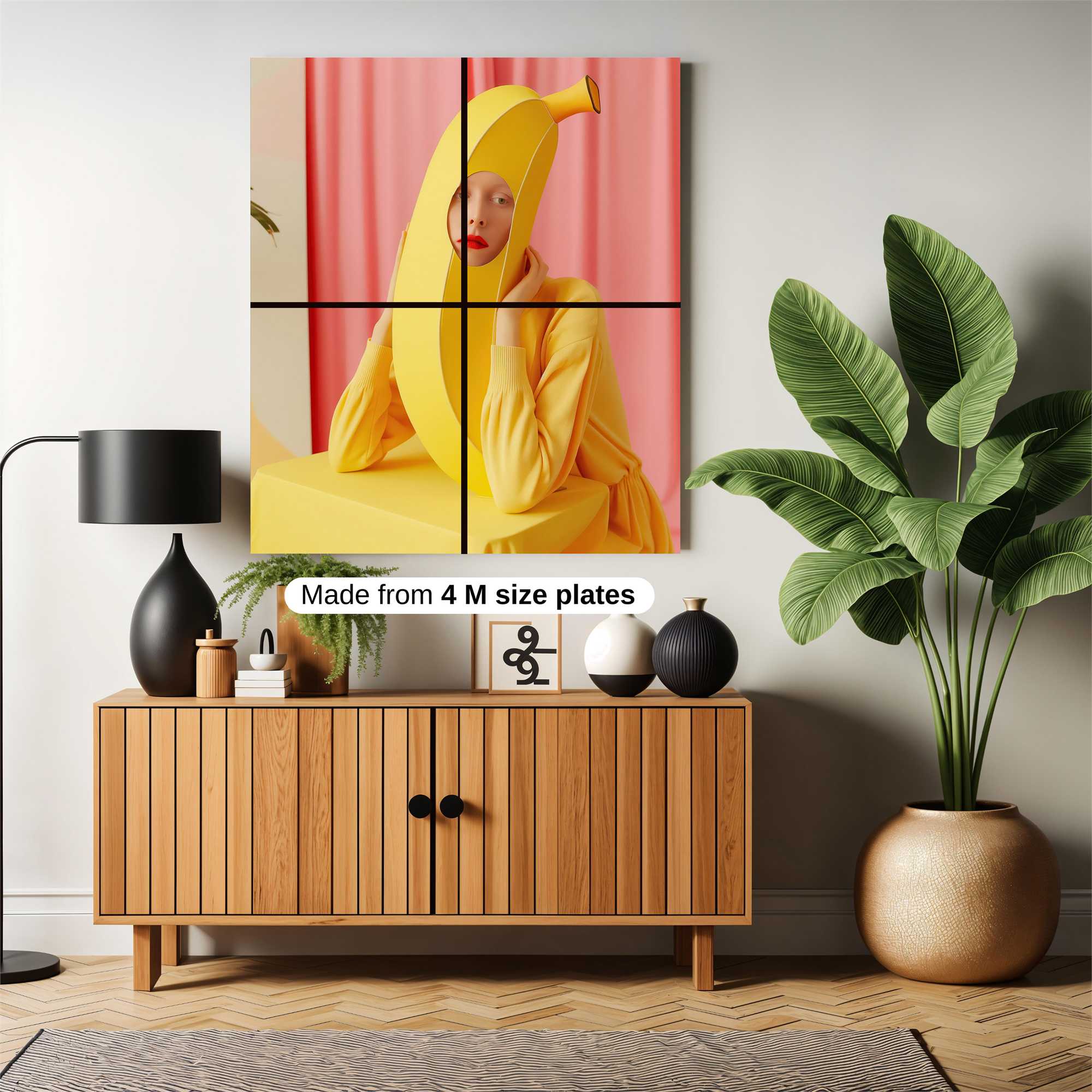 Banana Whimsy Safe Wall Magnetic / M