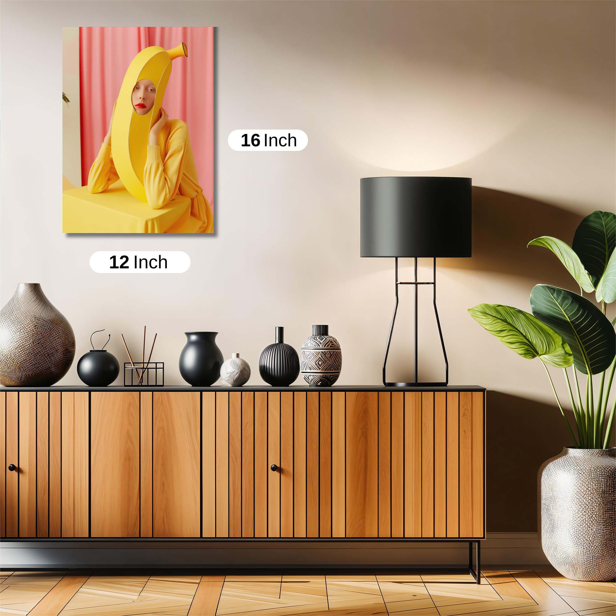 Banana Whimsy Safe Wall Magnetic / M