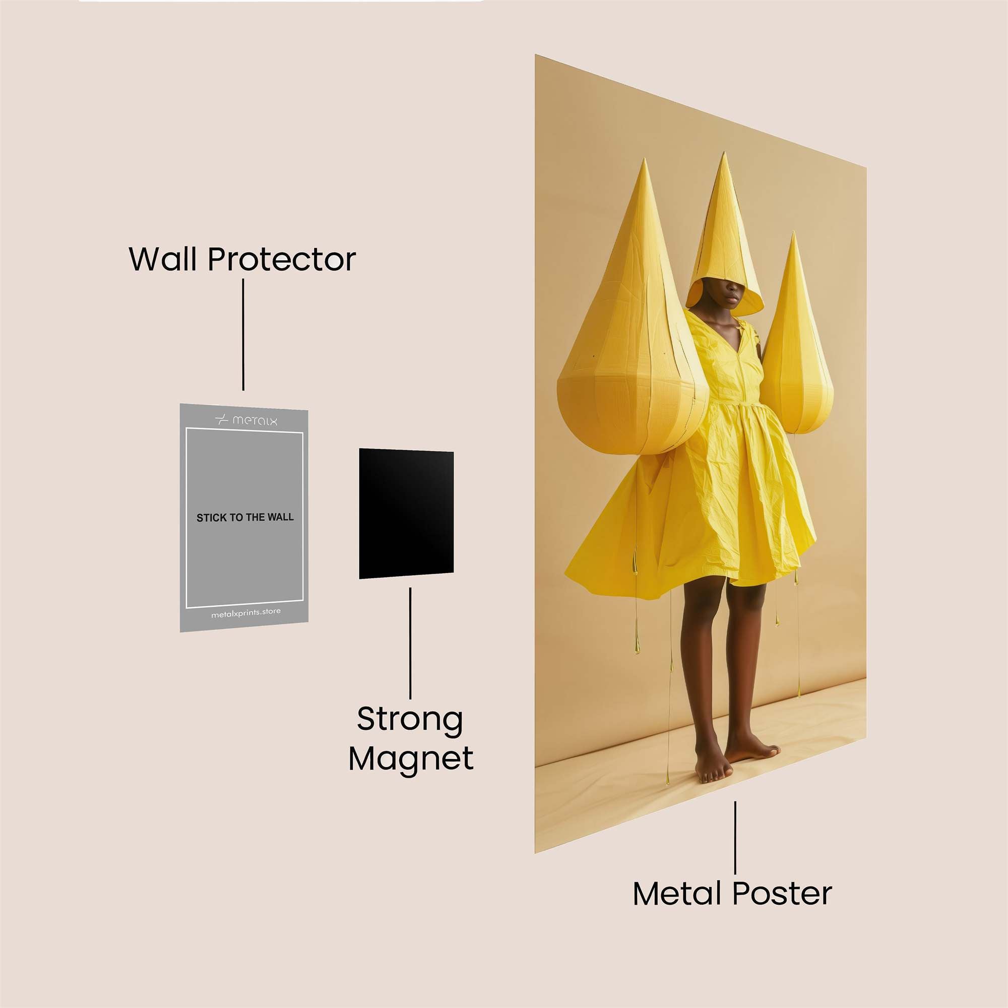 Cone Whimsy Safe Wall Magnetic / M