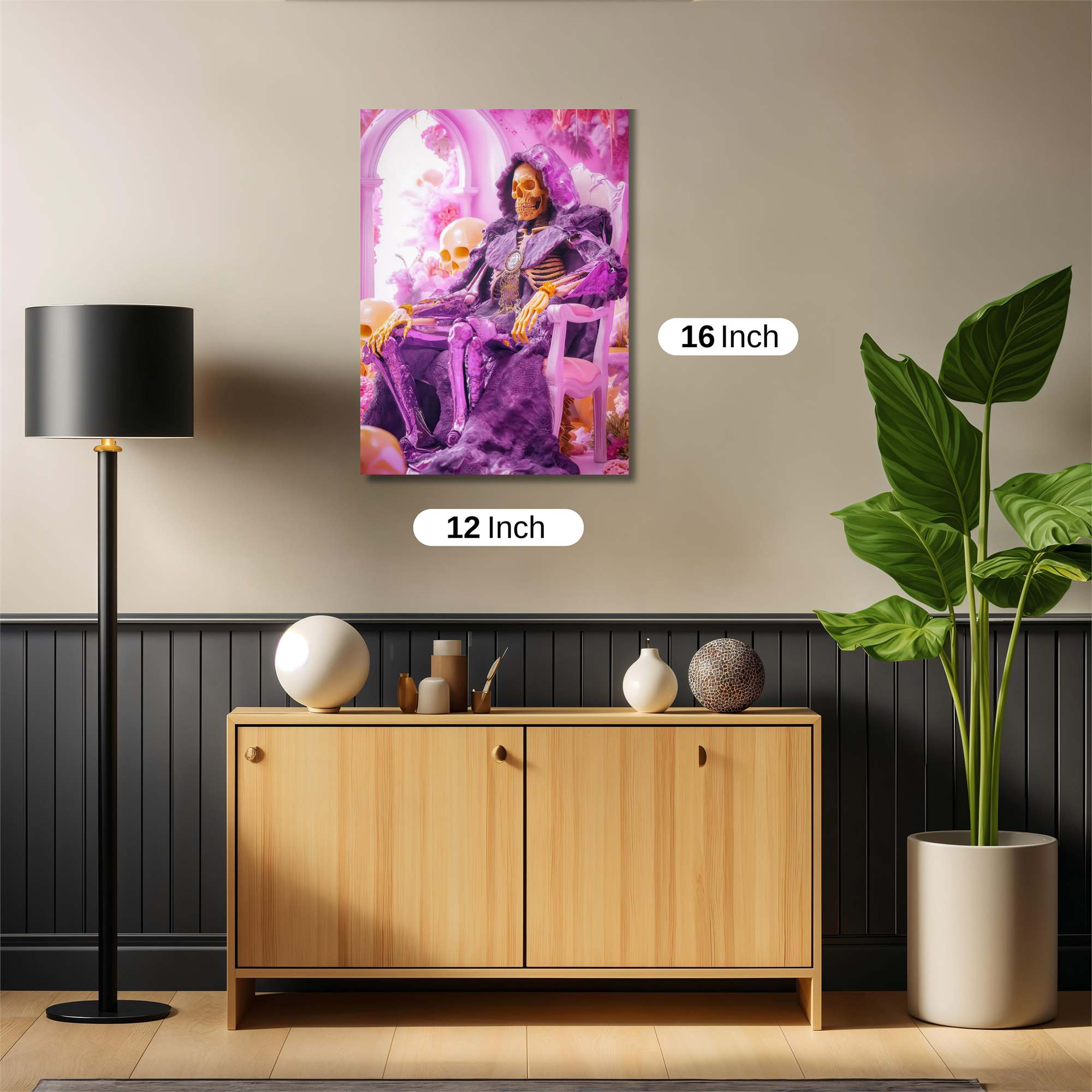 Skeleton Serenity Safe Wall Magnetic / M