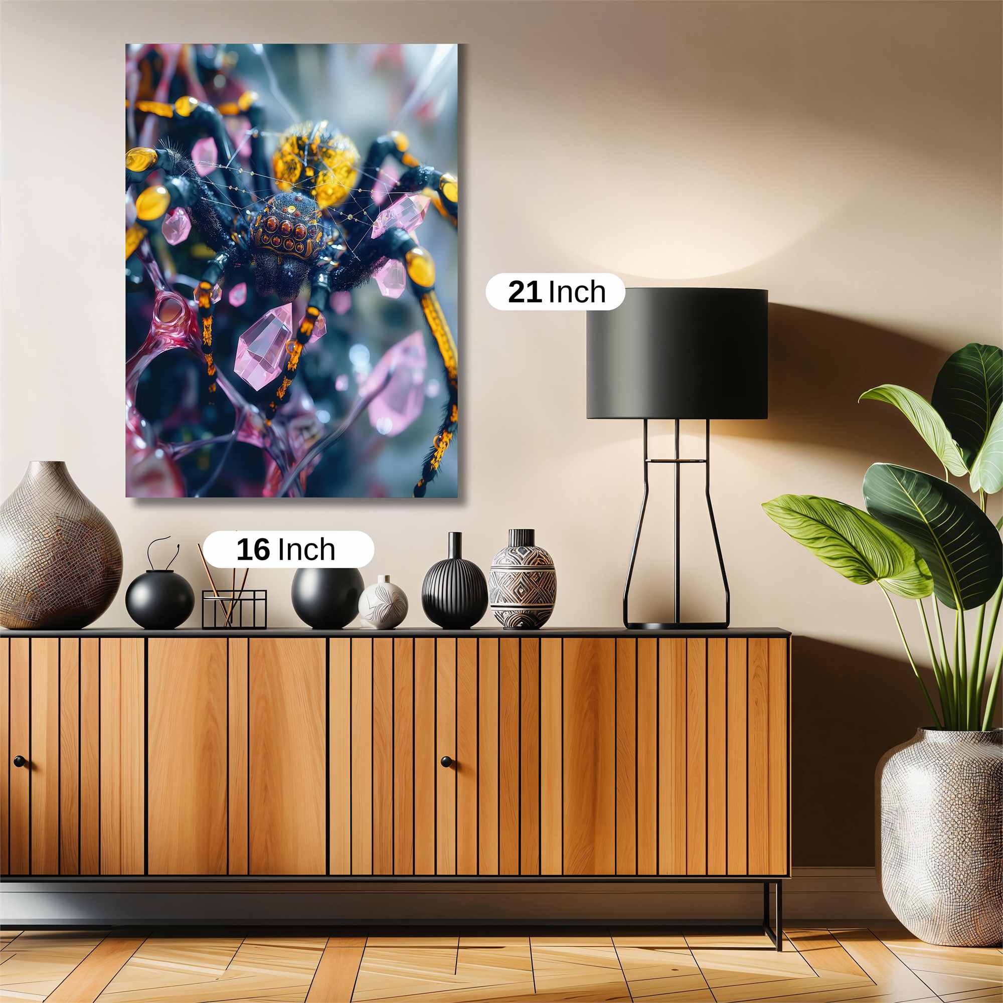 Crystal Arachnid Safe Wall Magnetic / M