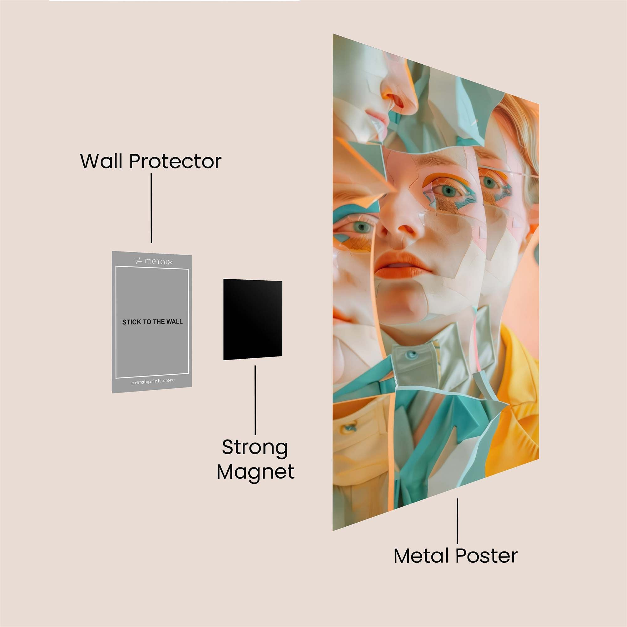 Identity Shift Safe Wall Magnetic / M
