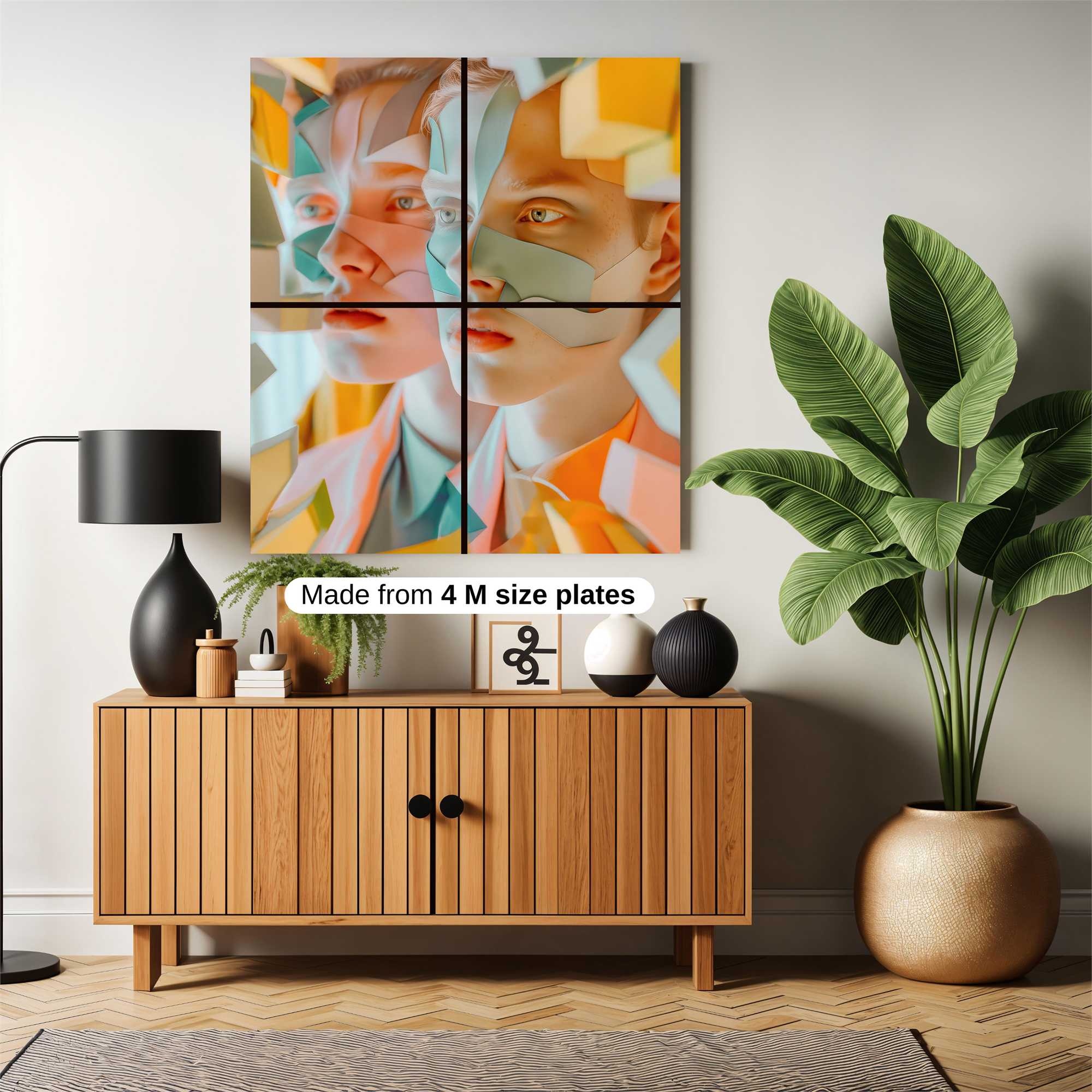 Mirrored Serenity Safe Wall Magnetic / M
