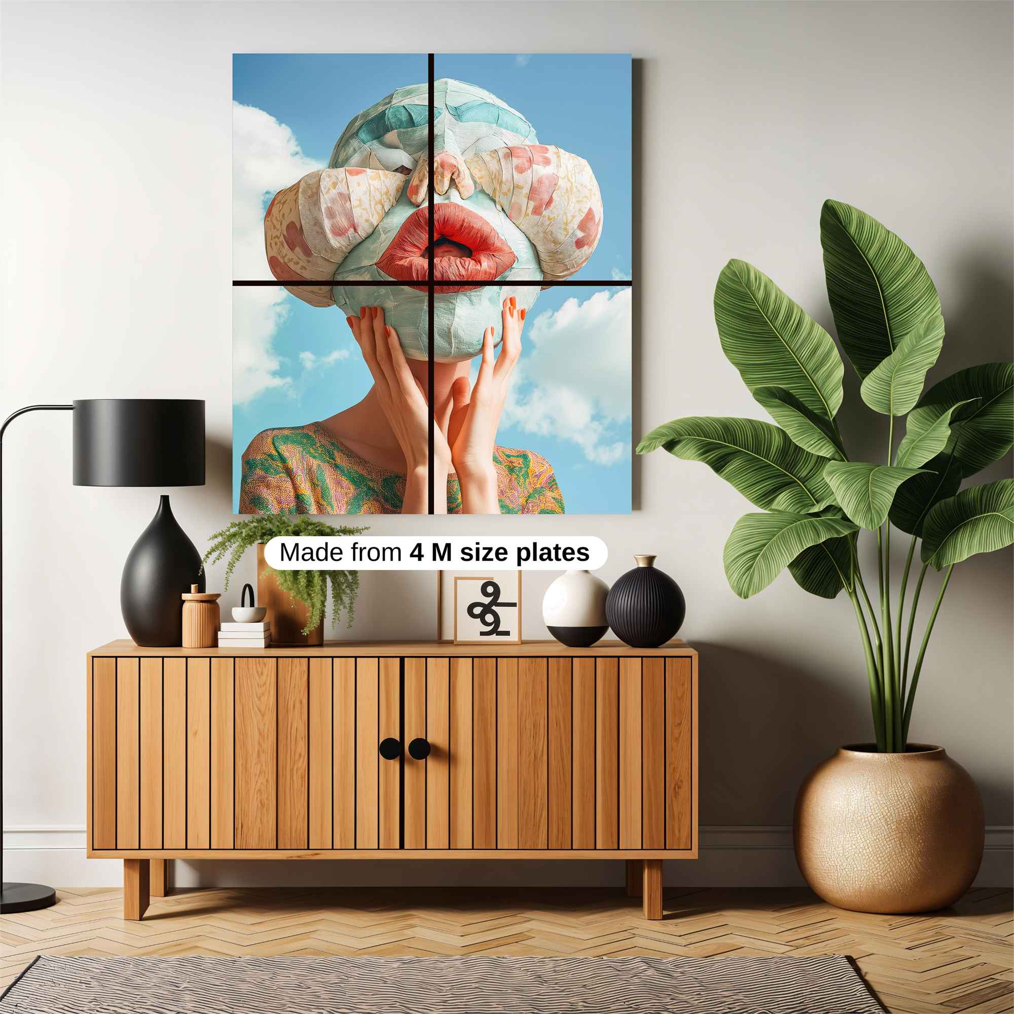 Masked Whimsy Safe Wall Magnetic / M