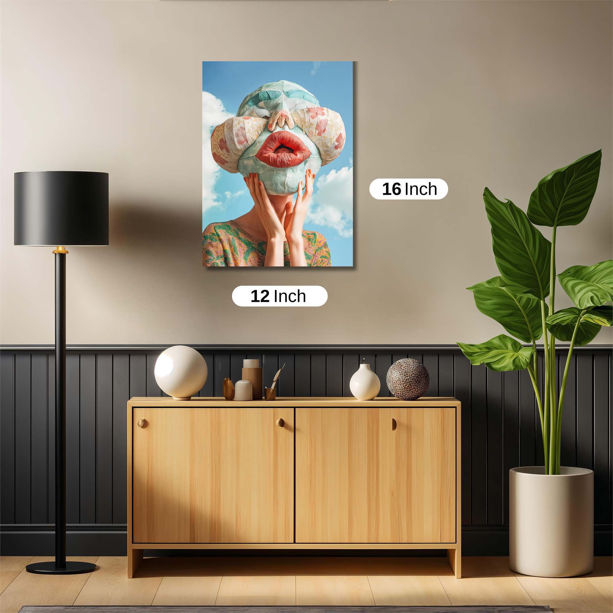 Masked Whimsy Safe Wall Magnetic / M