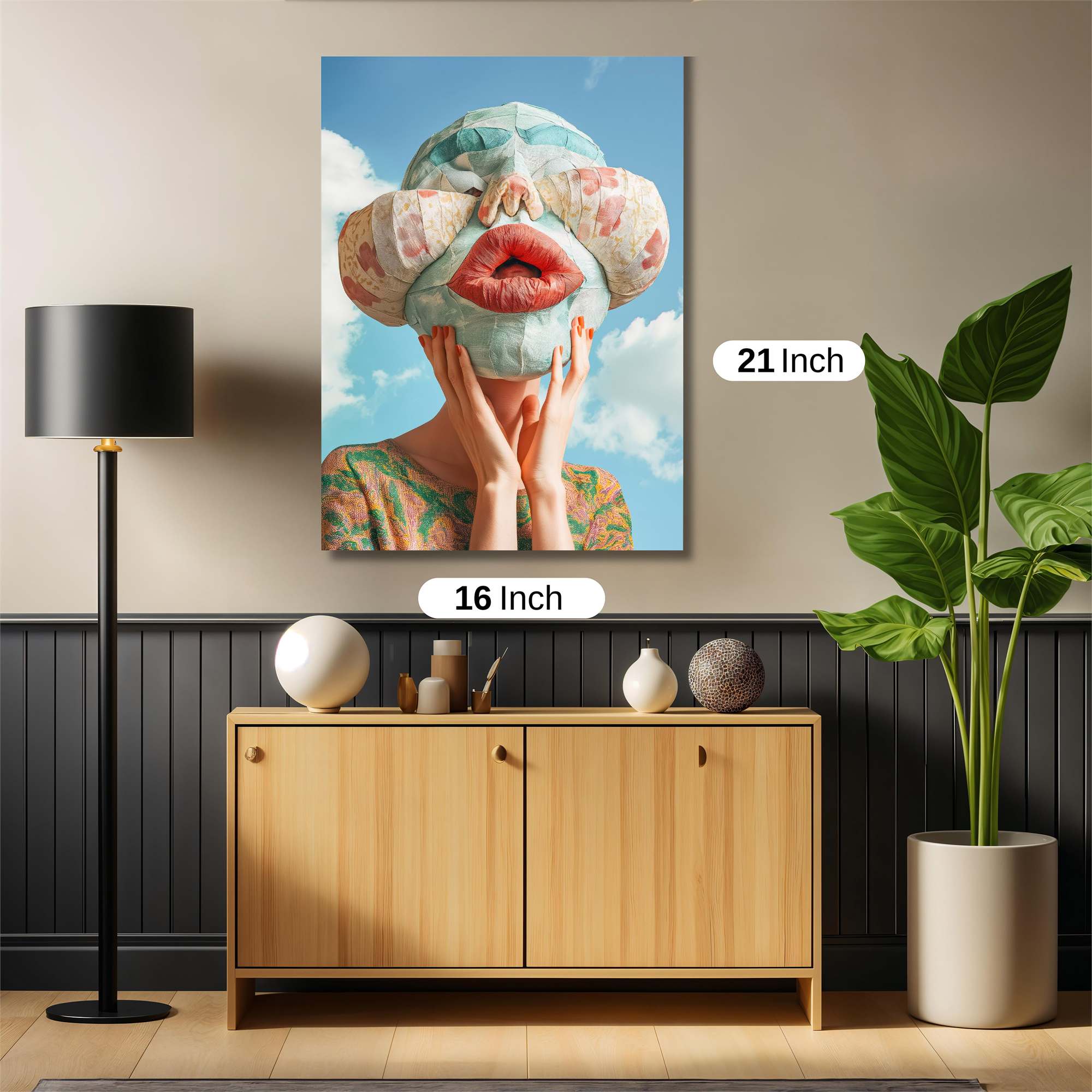 Masked Whimsy Safe Wall Magnetic / M