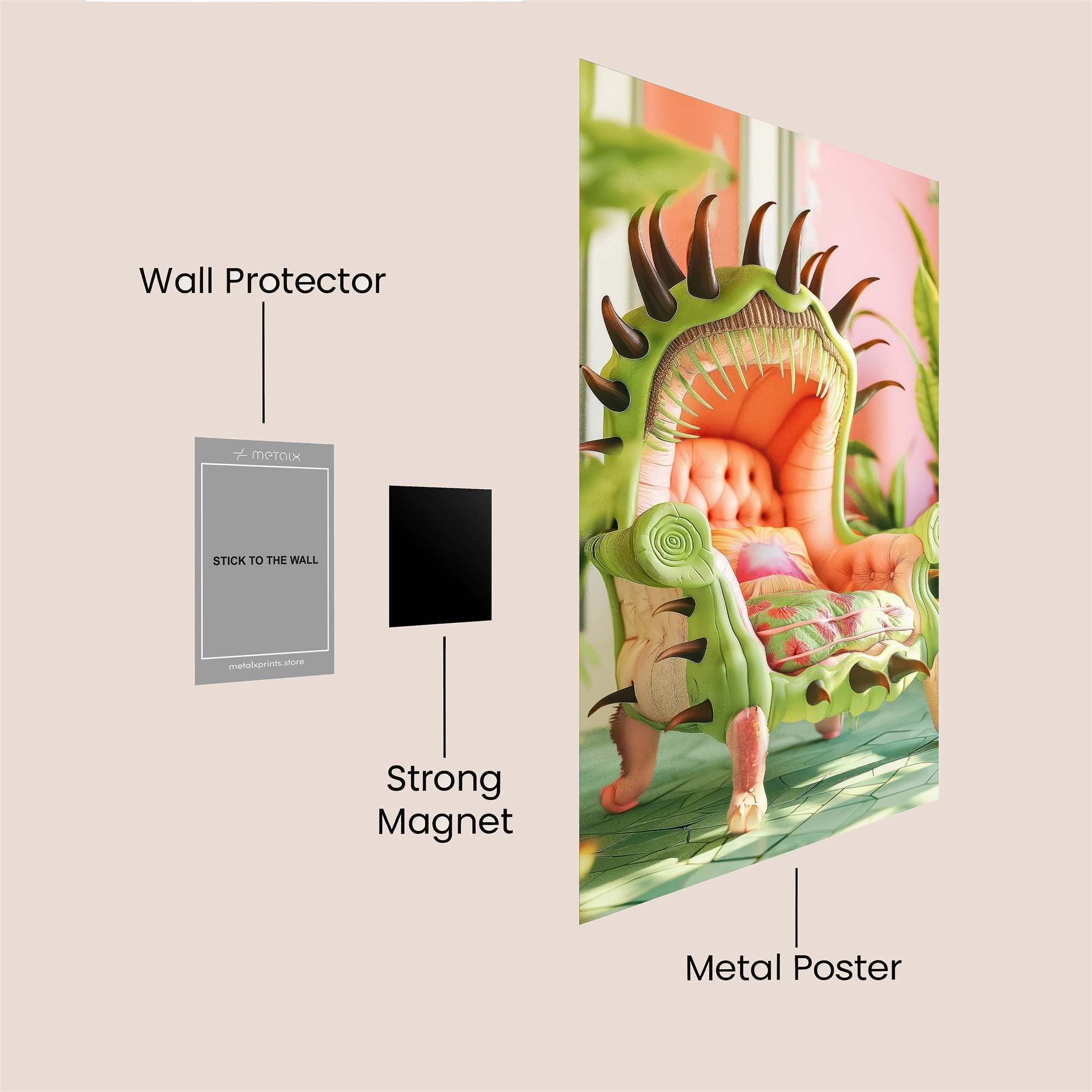 Venomous Delight Safe Wall Magnetic / M