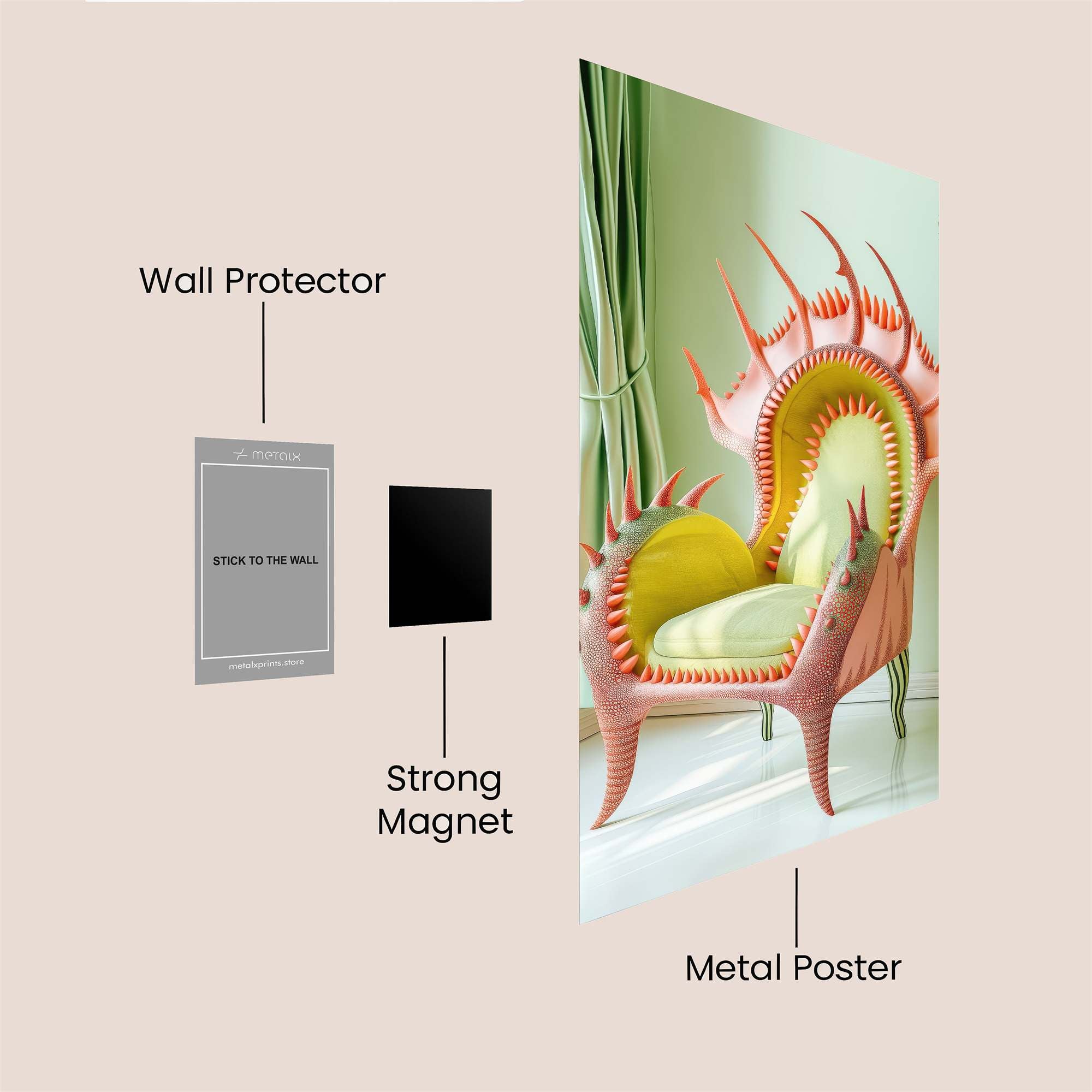 Venus Whimsy Safe Wall Magnetic / M