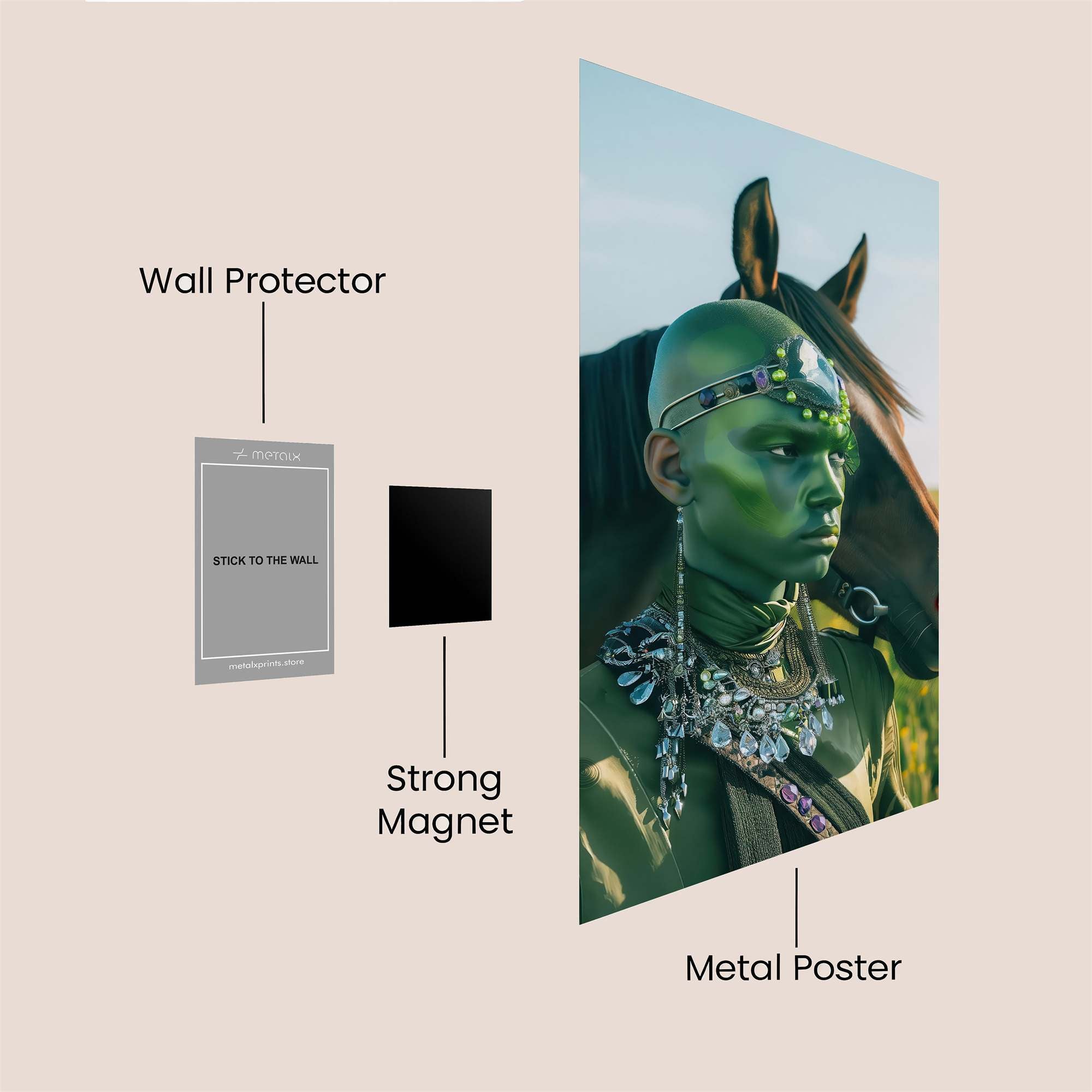 Alien Serenity Safe Wall Magnetic / M