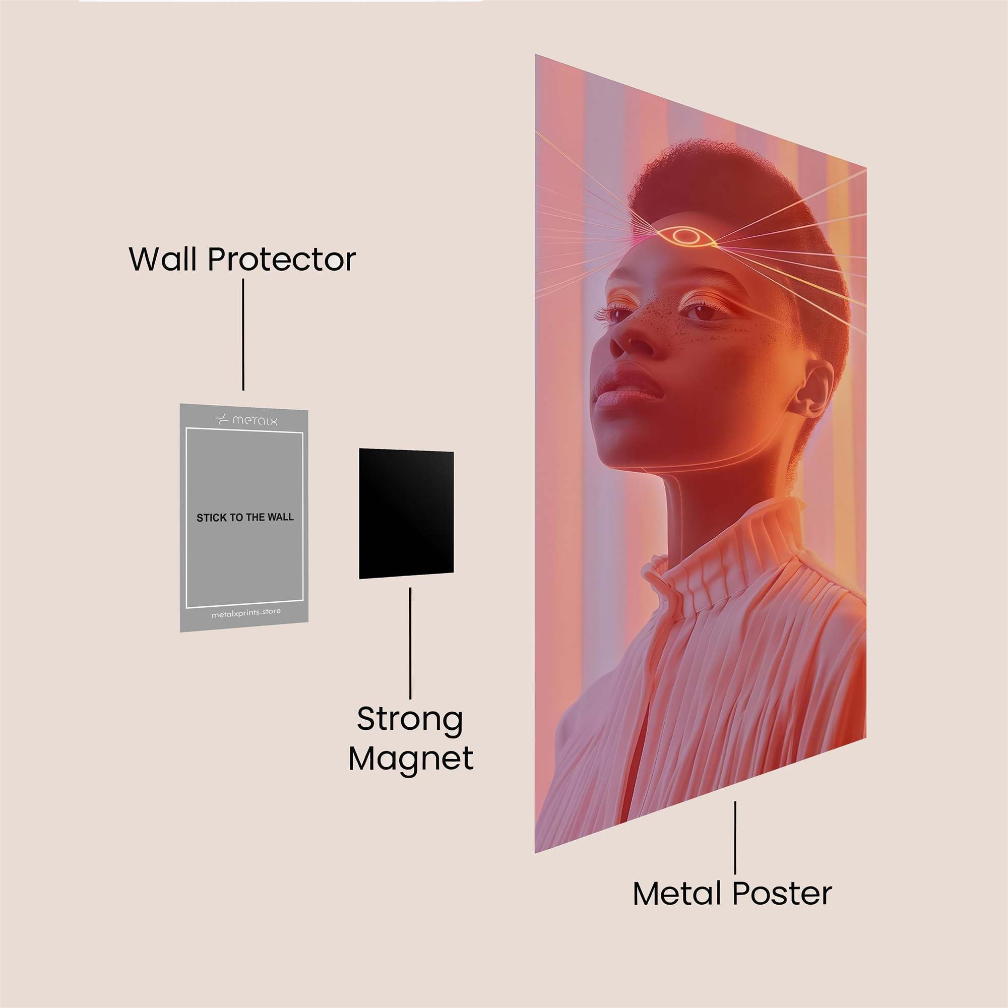 Visionary Glow Safe Wall Magnetic / M