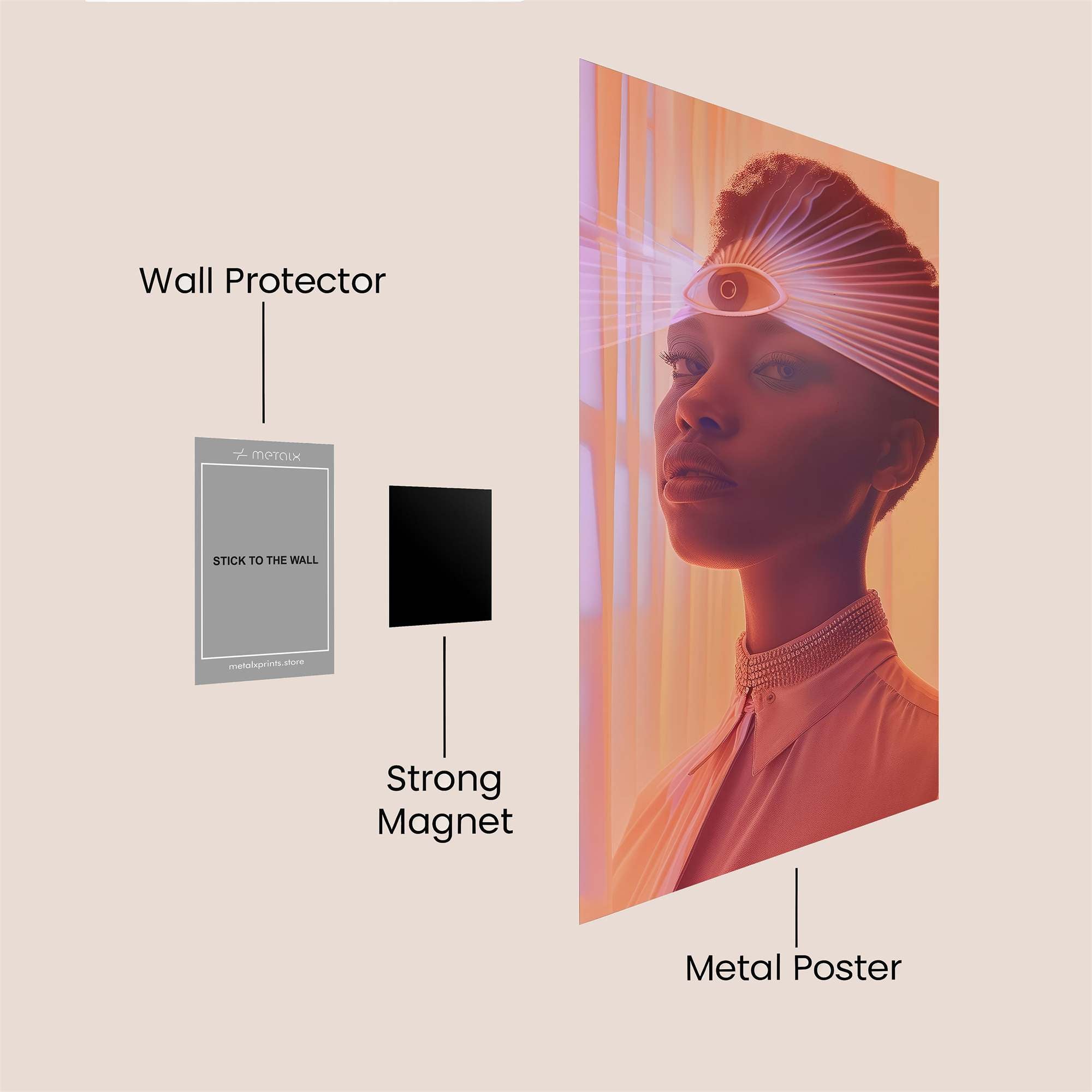 Visionary Glow Safe Wall Magnetic / M