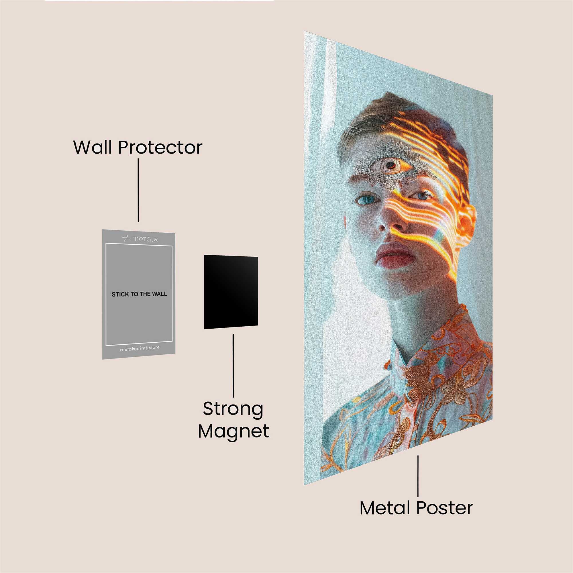 Light Serenity Safe Wall Magnetic / M