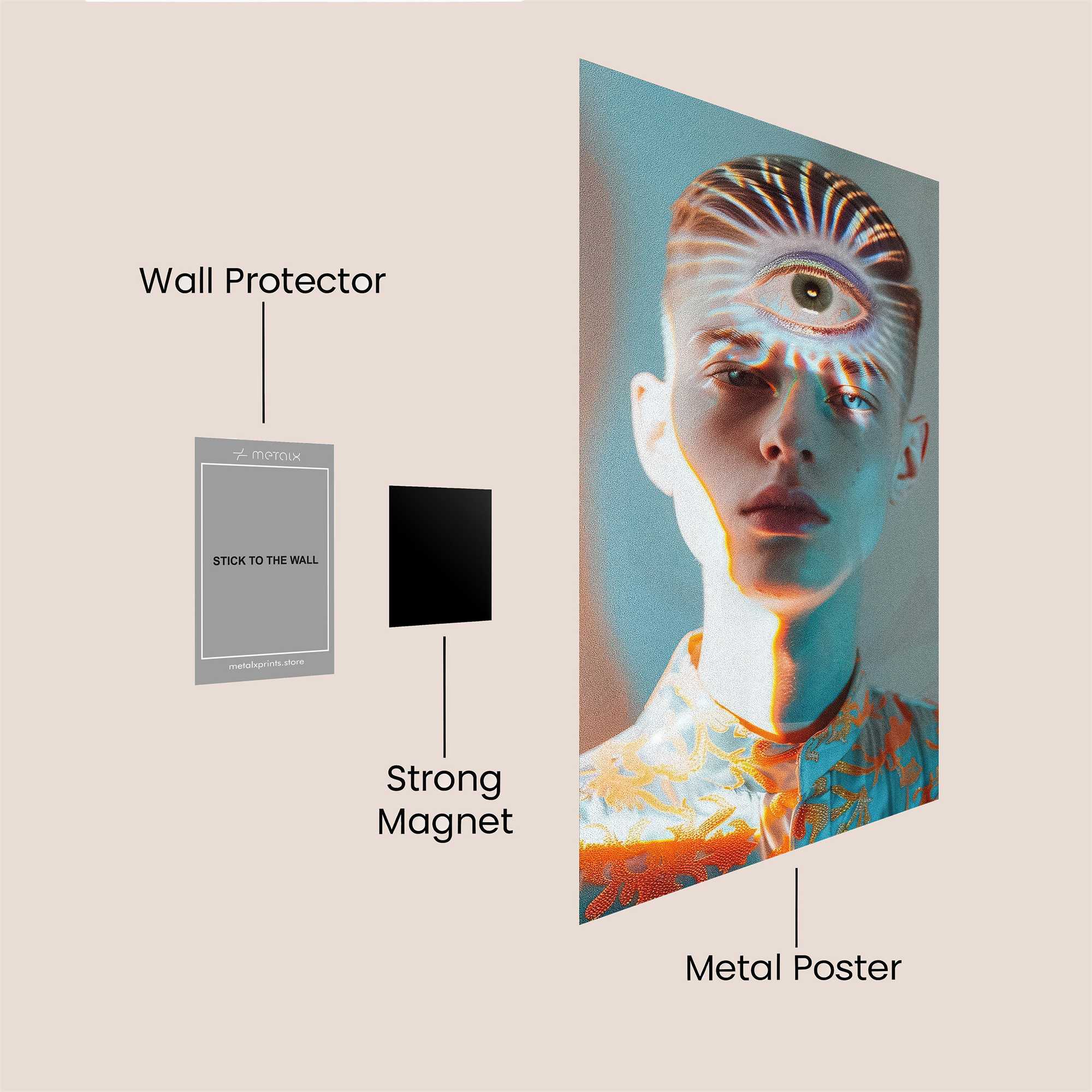 Eye Enigma Safe Wall Magnetic / M