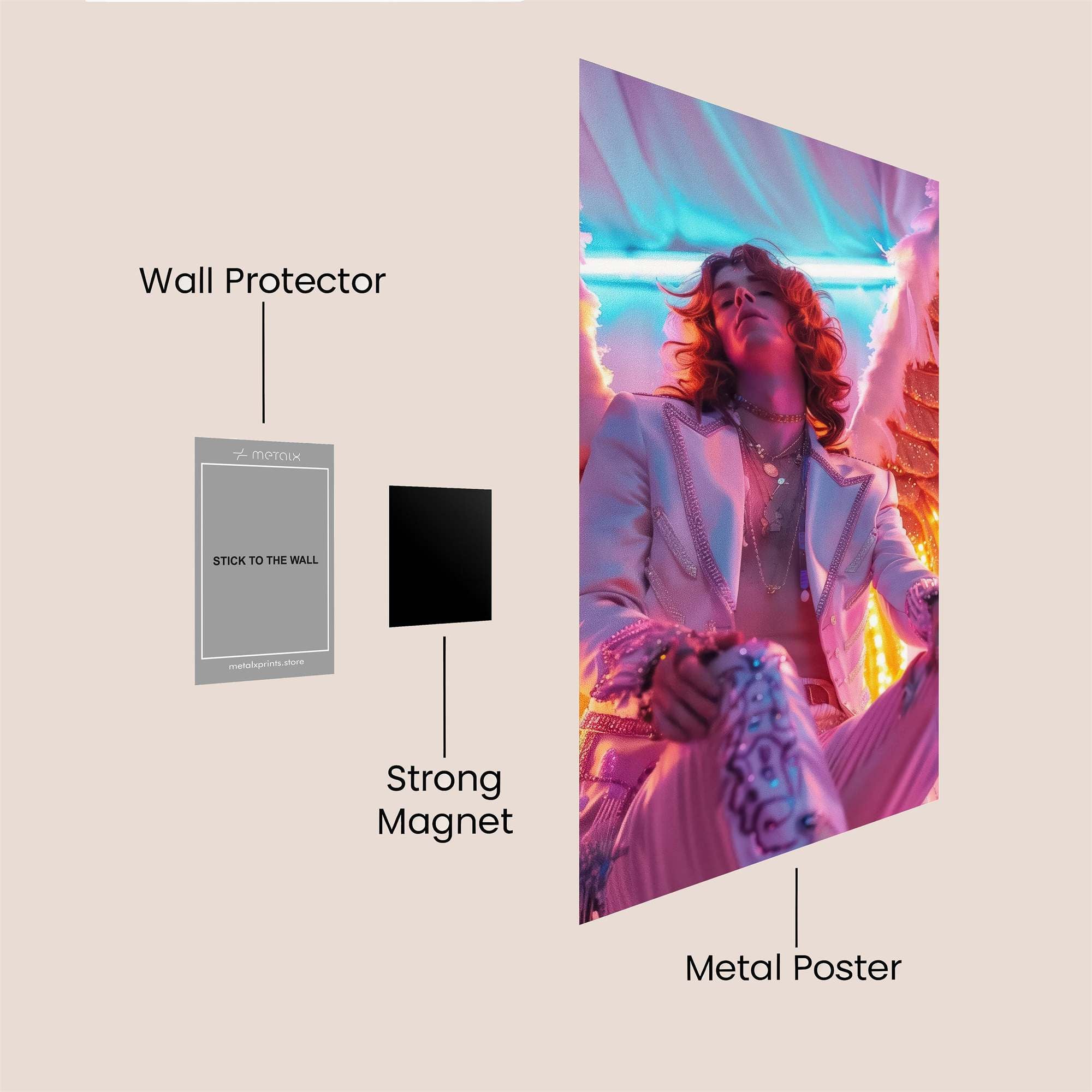 Angel Euphoria Safe Wall Magnetic / M