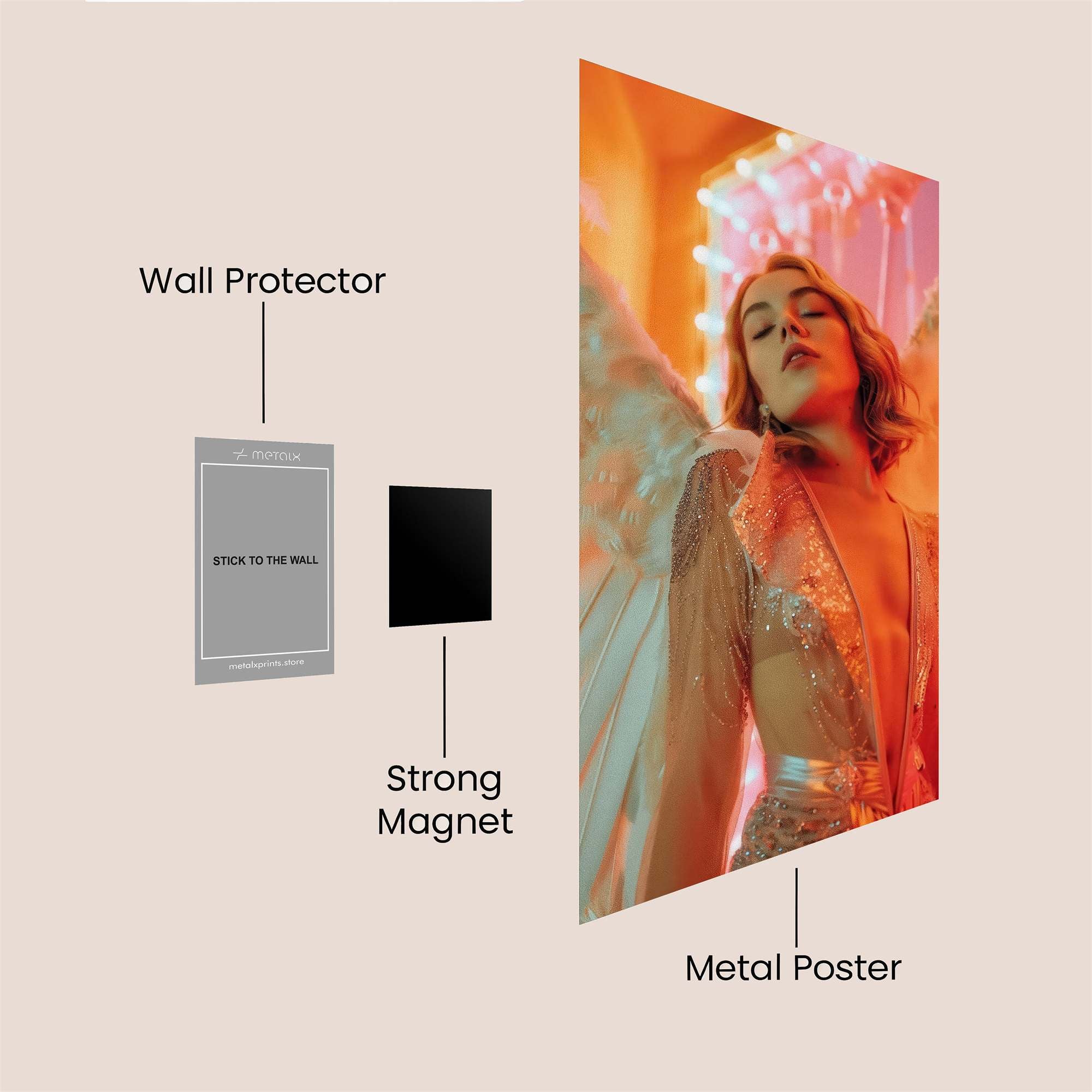 Angel Euphoria Safe Wall Magnetic / M